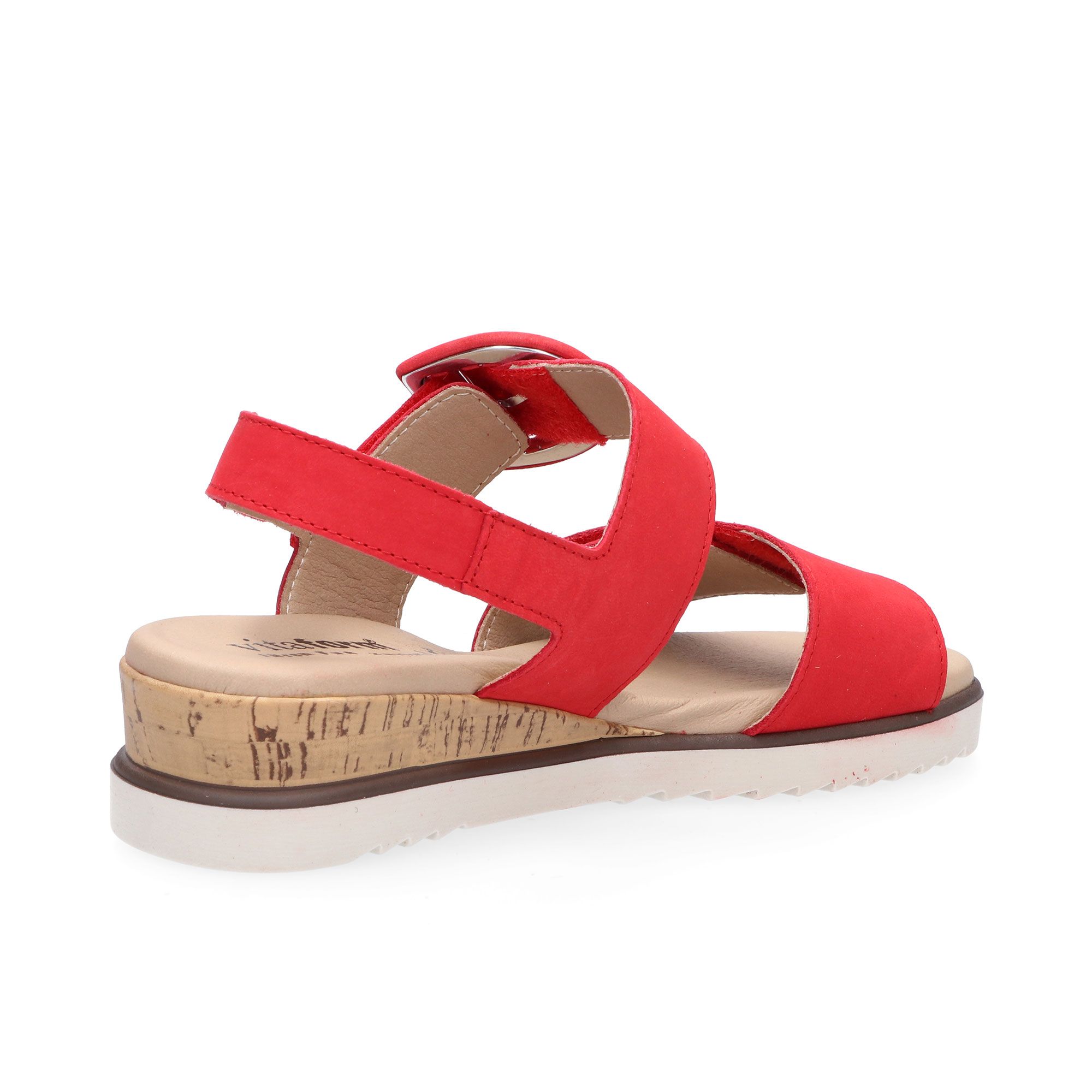Vitaform Sandali in pelle scamosciata con suola 3,5cm