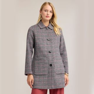 Motivi
Cappotto reversibile
in misto lana a
maniche lunghe