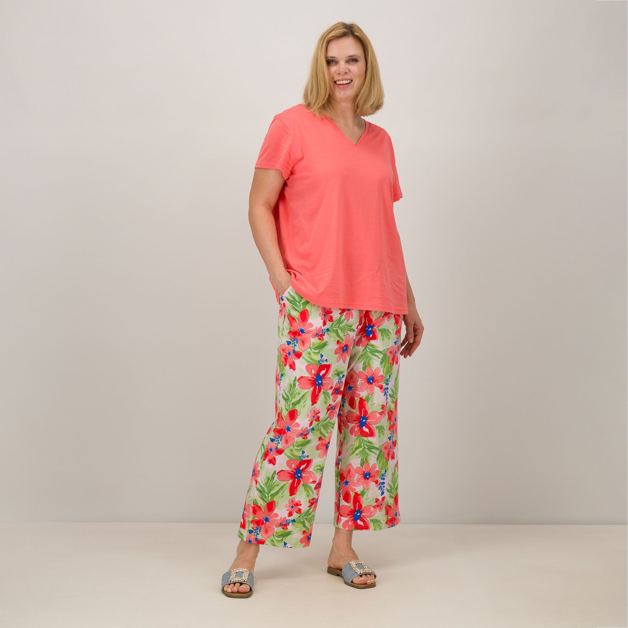 Carole Hochman
Pigiama due pezzi:
t-shirt e pantaloni