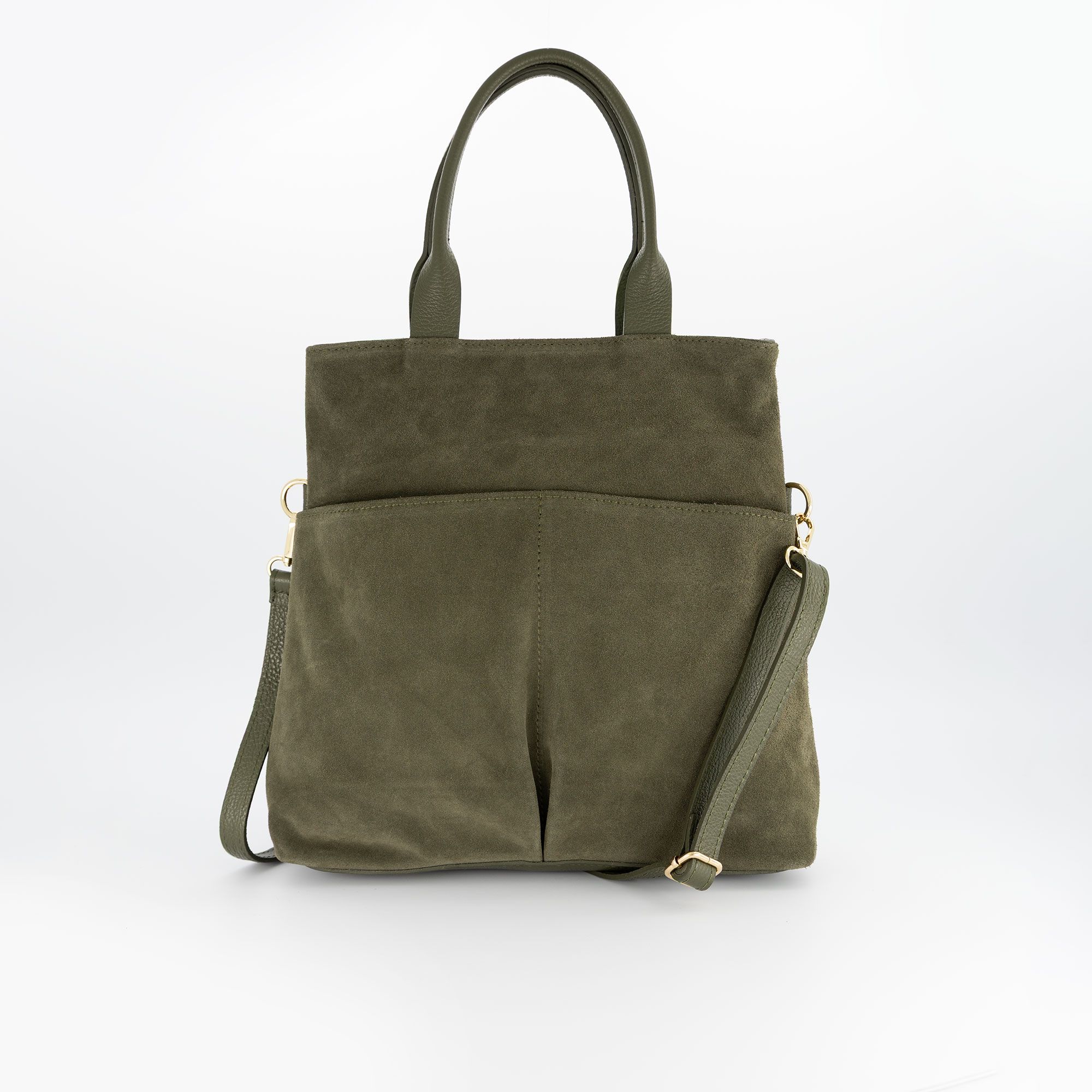 Le Corone Bags
Borsa a spalla
Andrea Pocket in
pelle scamosciata