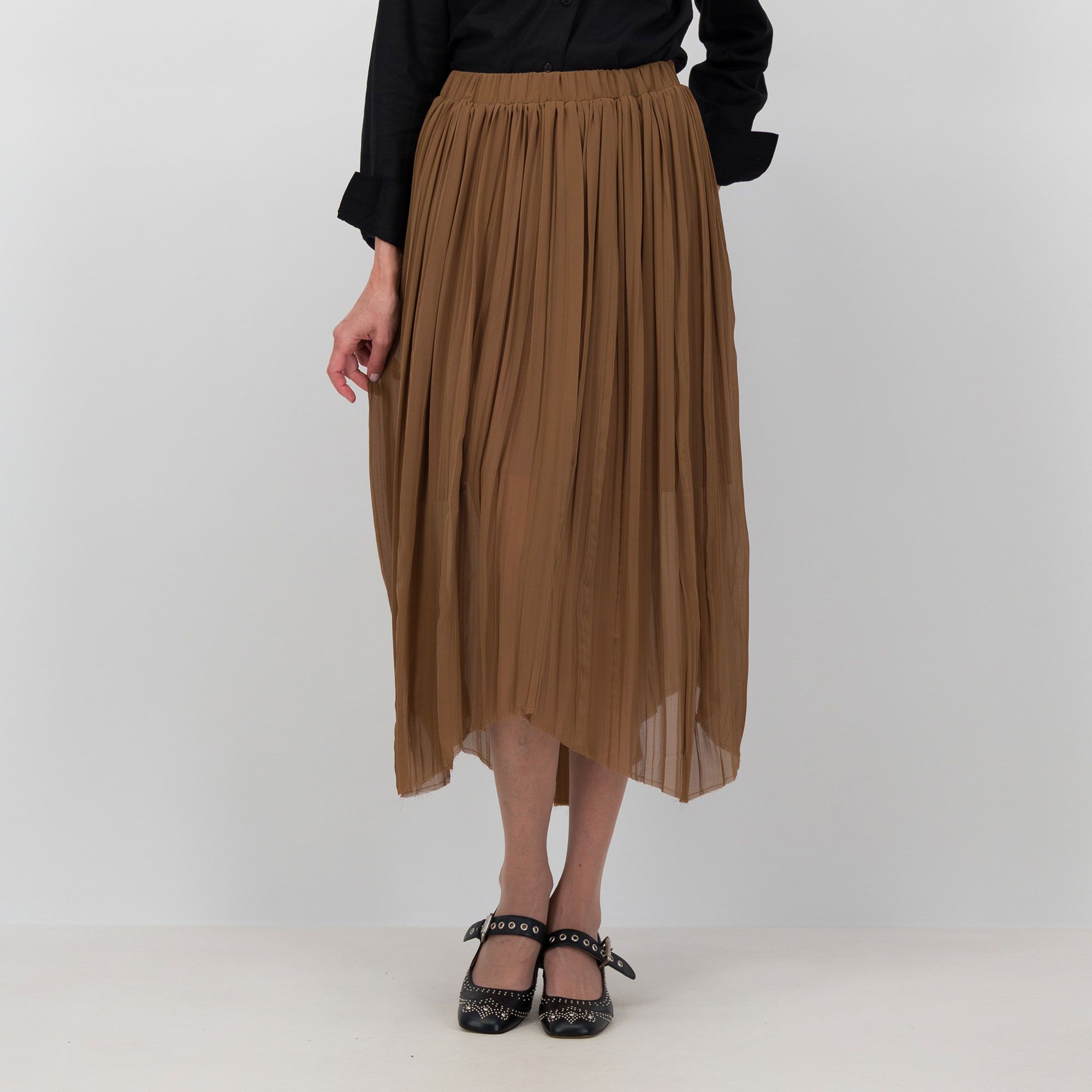  M’ama
Gonna lunga
in chiffon con
elastico