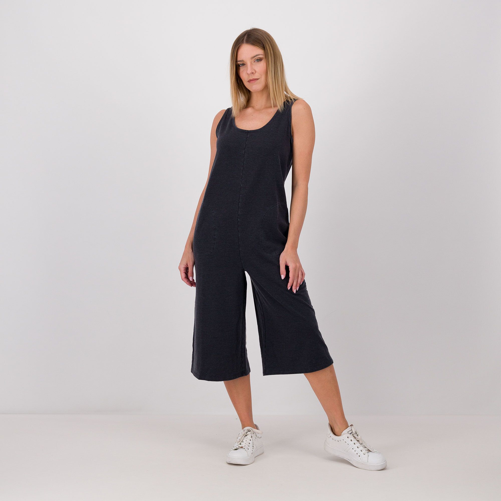 QVC Modern Soul by AnyBod Tuta smanicata con pantaloni cropped