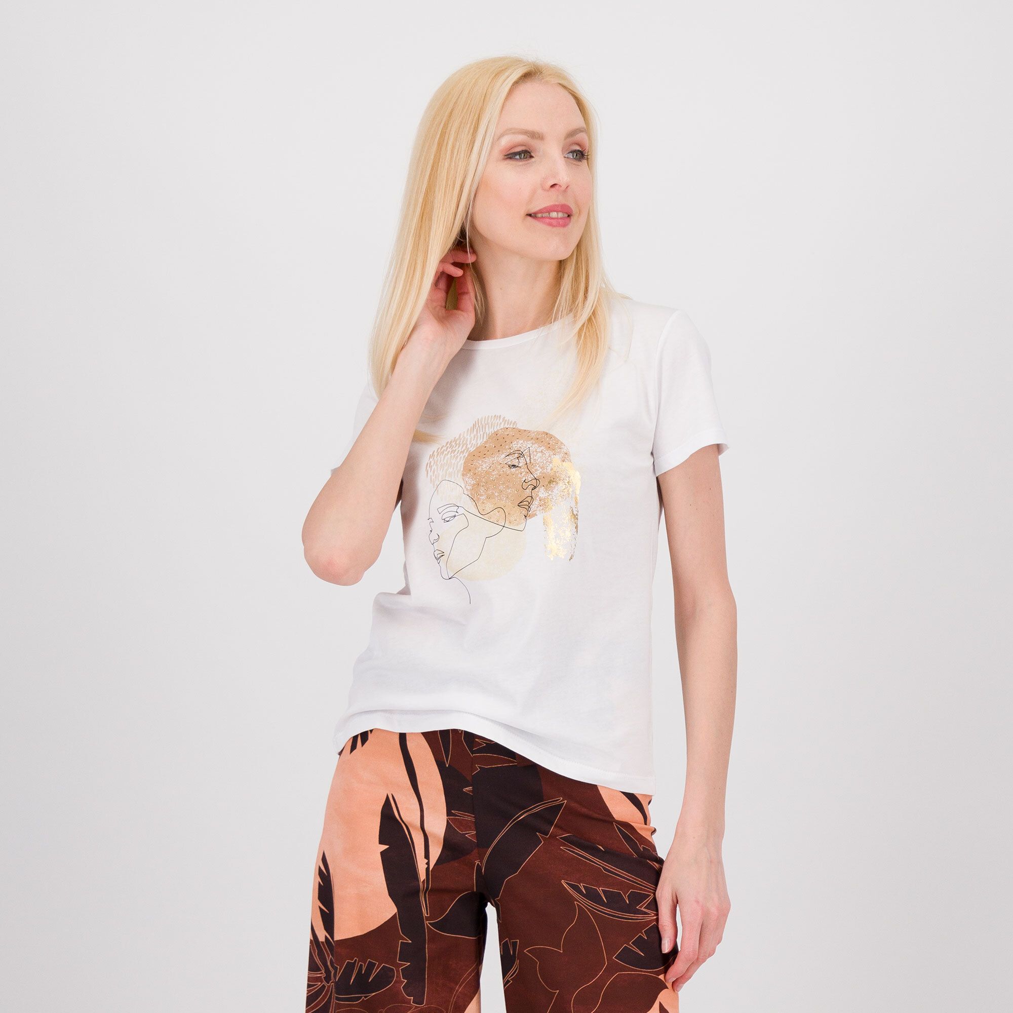 Image of REBEKA ROSS T-shirt maniche corte in cotone con stampa061