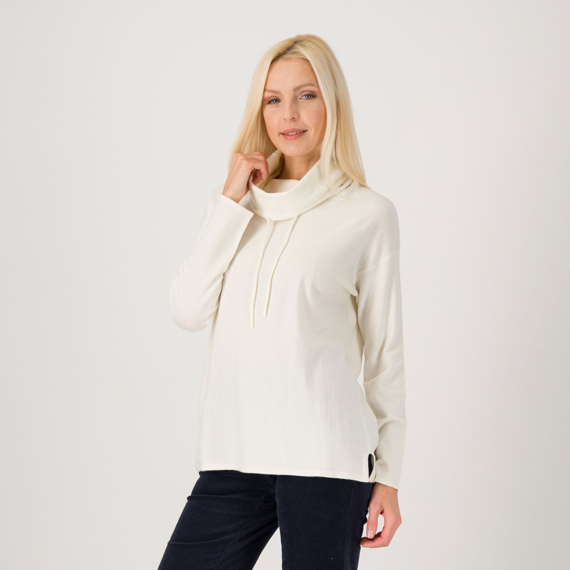 Wynne Layers
Maglia con cashmere,
collo a ciambella