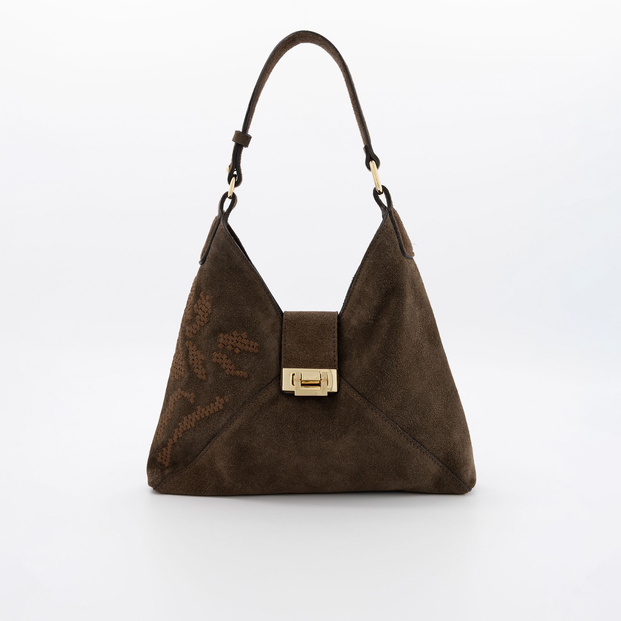 Elba Tuscany
Borsa a spalla
Tiratori in pelle
scamosciata