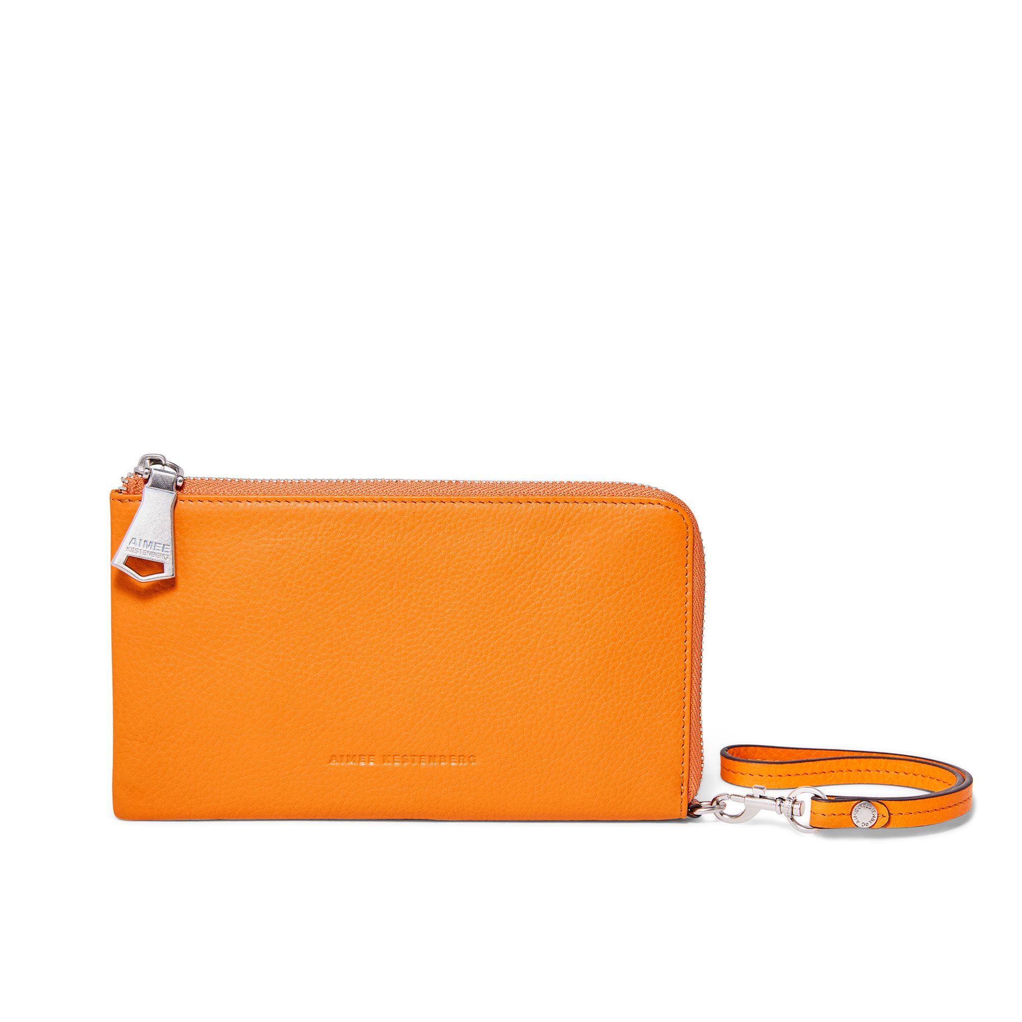 Aimee Kestenberg Broadway Portafoglio in pelle con zip e 8 taschine tessere