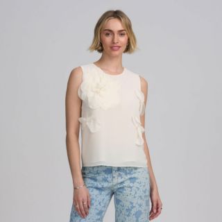 ELLE
Top smanicato
in georgette