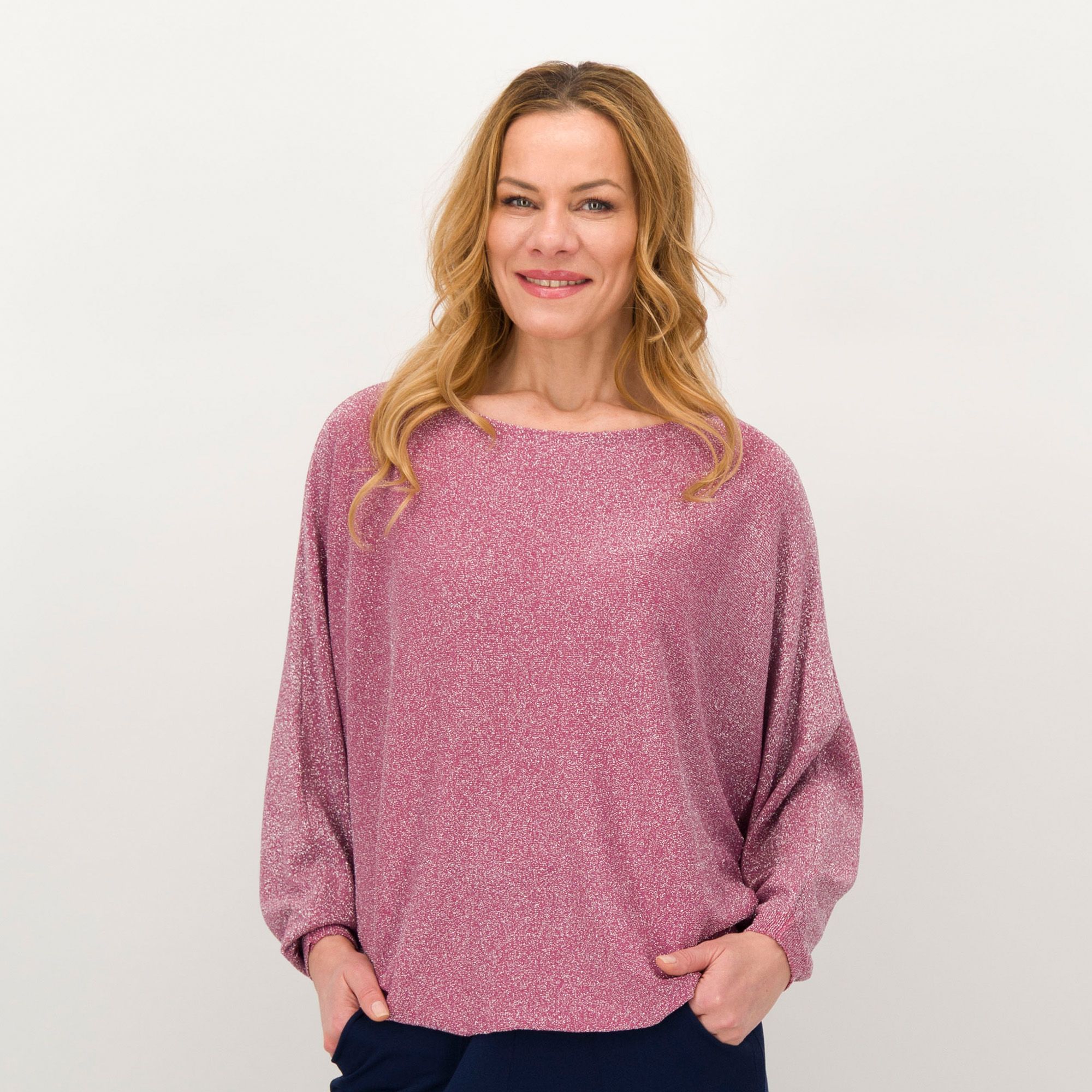 Enjoy Tricot
Maglia a scatoletta
in filato con lamé