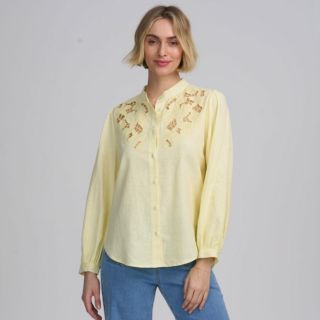 ELLE
Camicia in misto
lino a maniche
lunghe