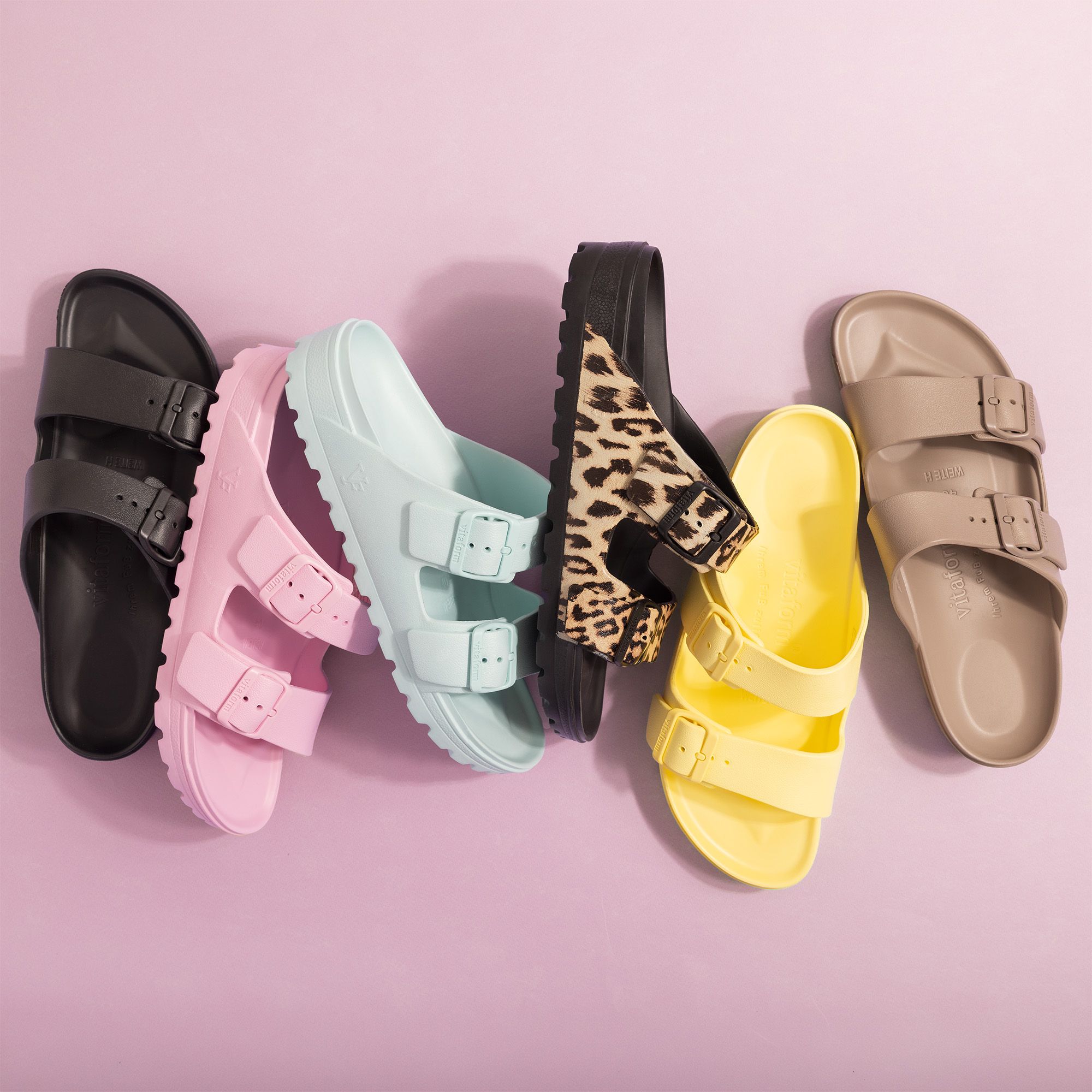 Vitaform
Ciabatte a
due fasce con
fibbie