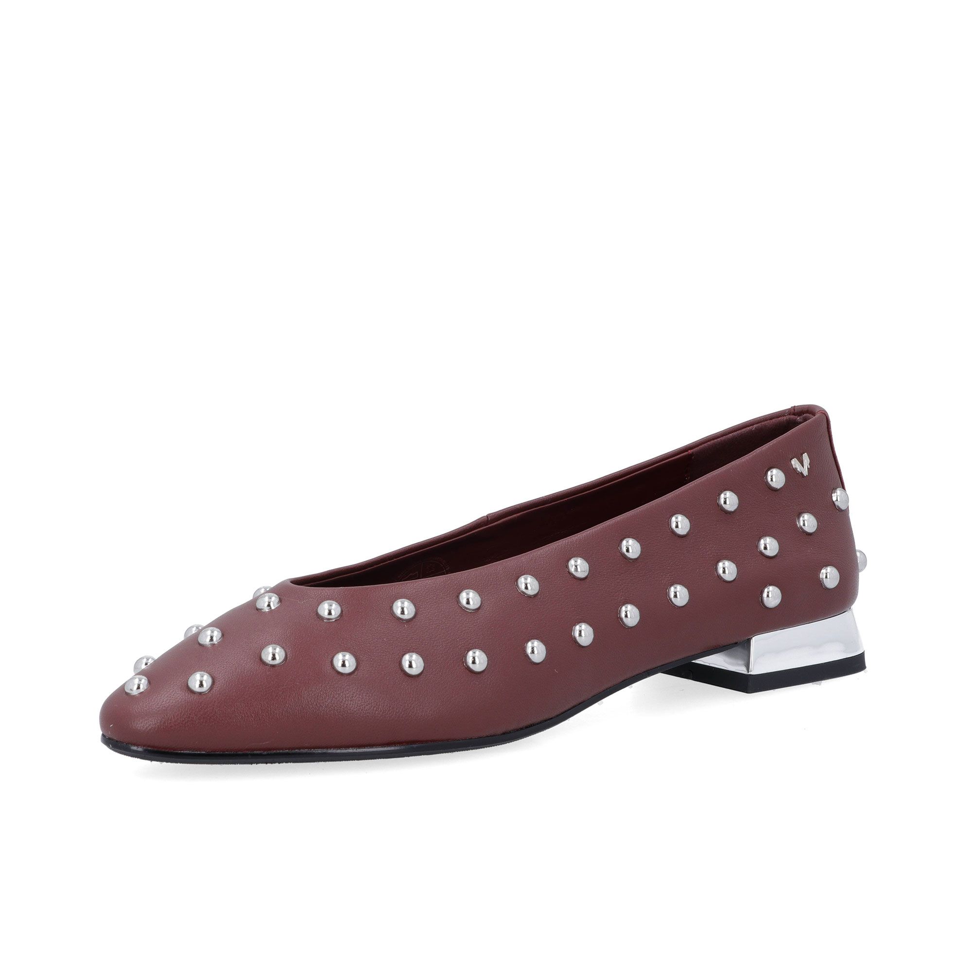Martinelli Ballerine a punta in pelle con borchie