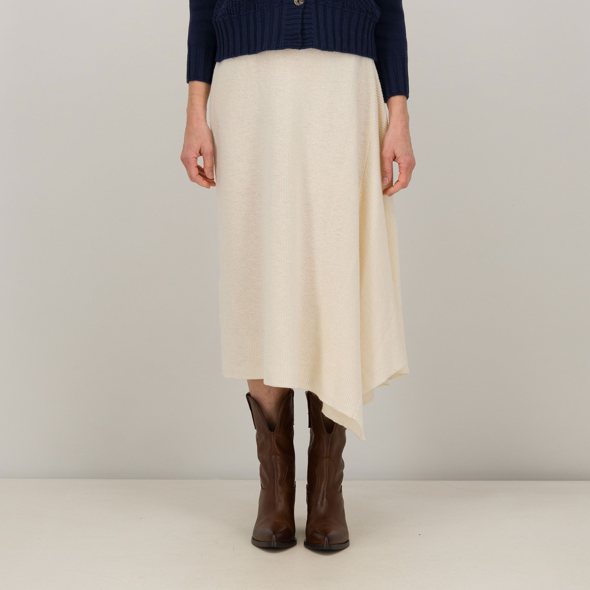 Enjoy Tricot
Gonna lunga in filato
misto cotone con
elastico