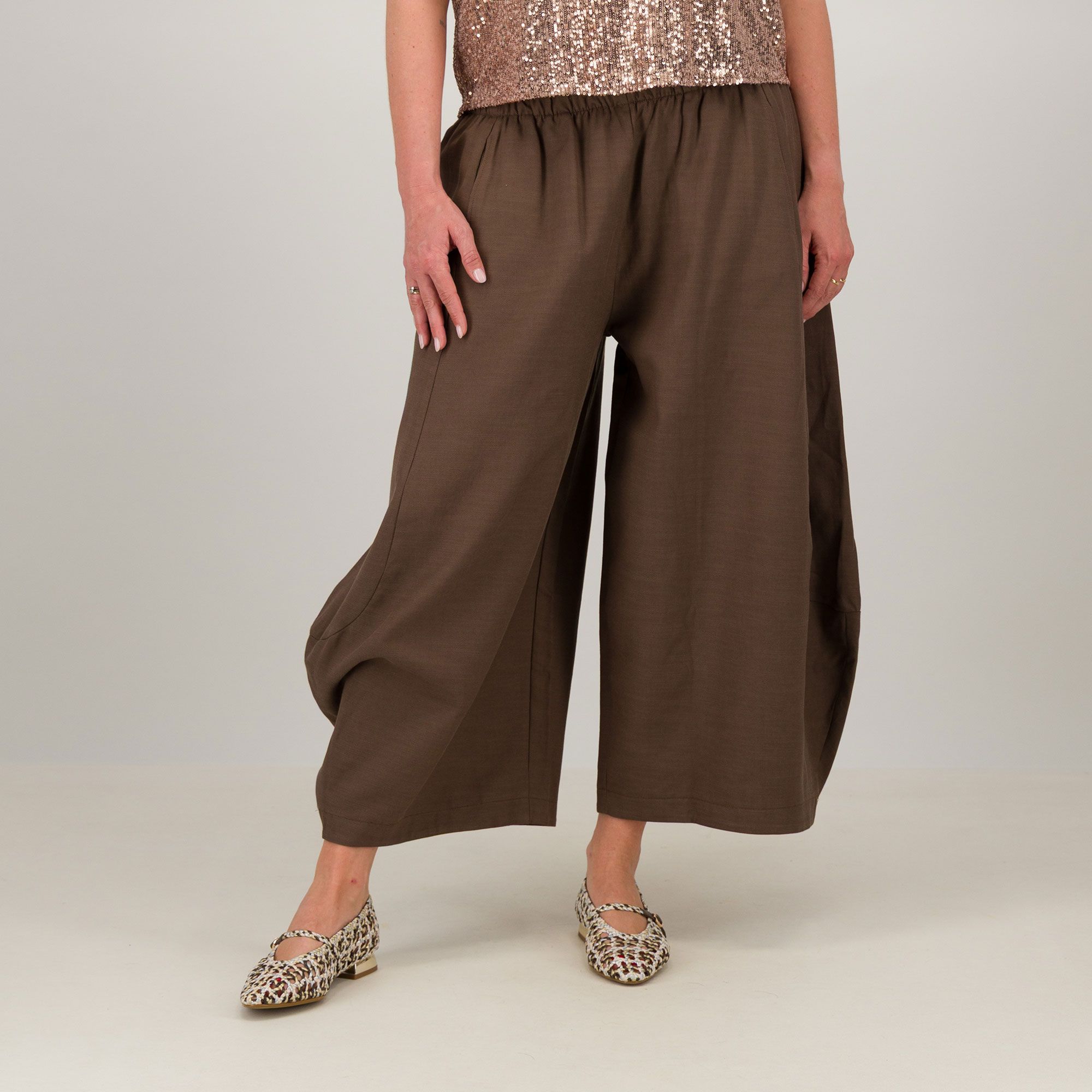 Palazzo Moda
Pantaloni balloon
con elastico