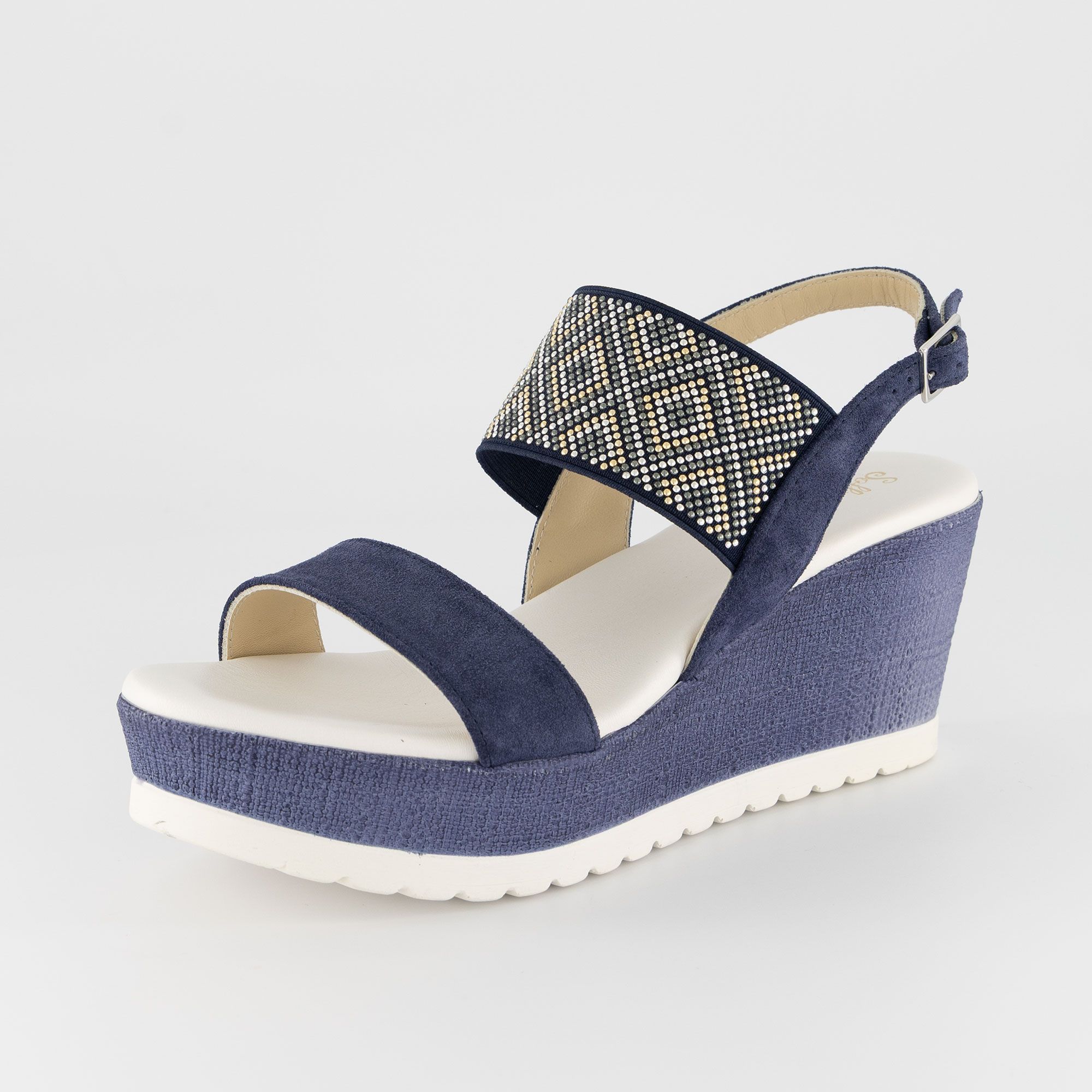 Soffice Sogno
Sandali in pelle
con fascia elastica
e zeppa 7 cm