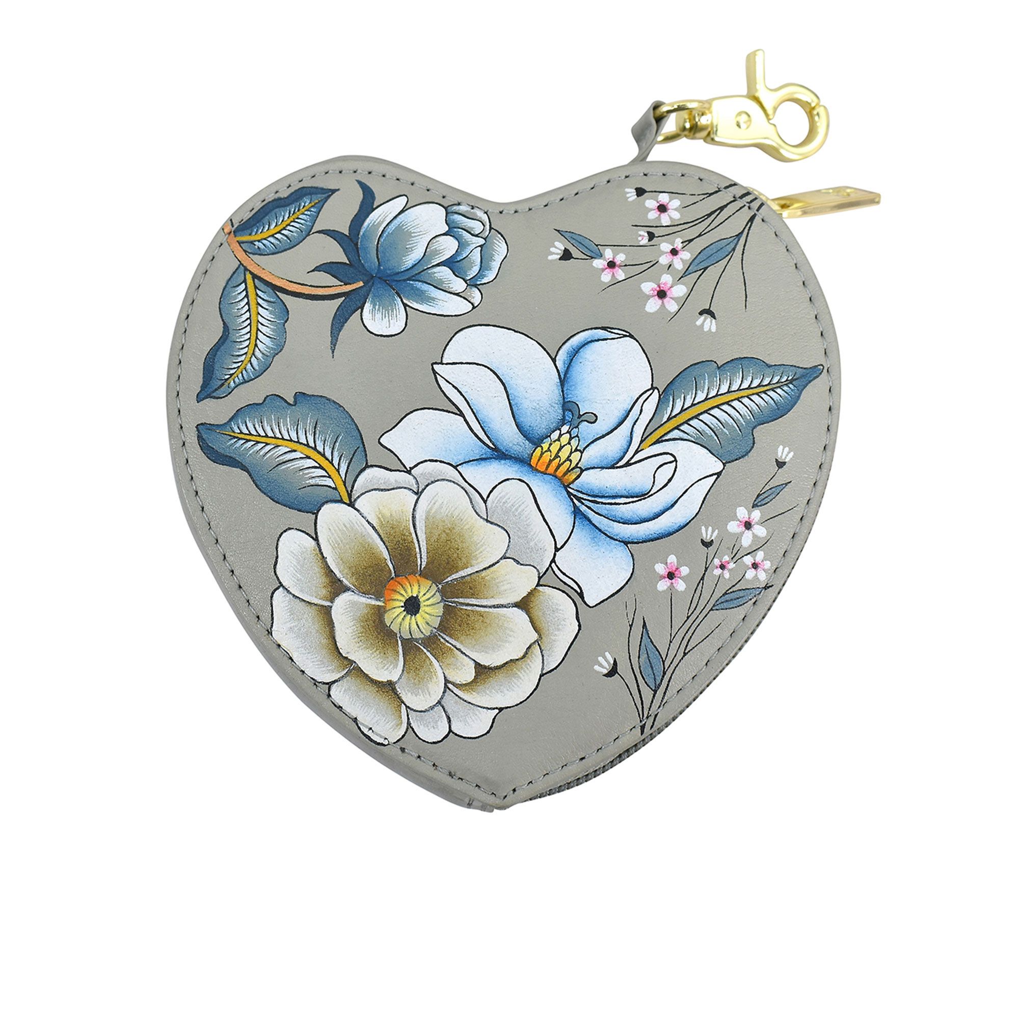 Anuschka
Portamonete a forma
di cuore con pannelli
dipinti a mano