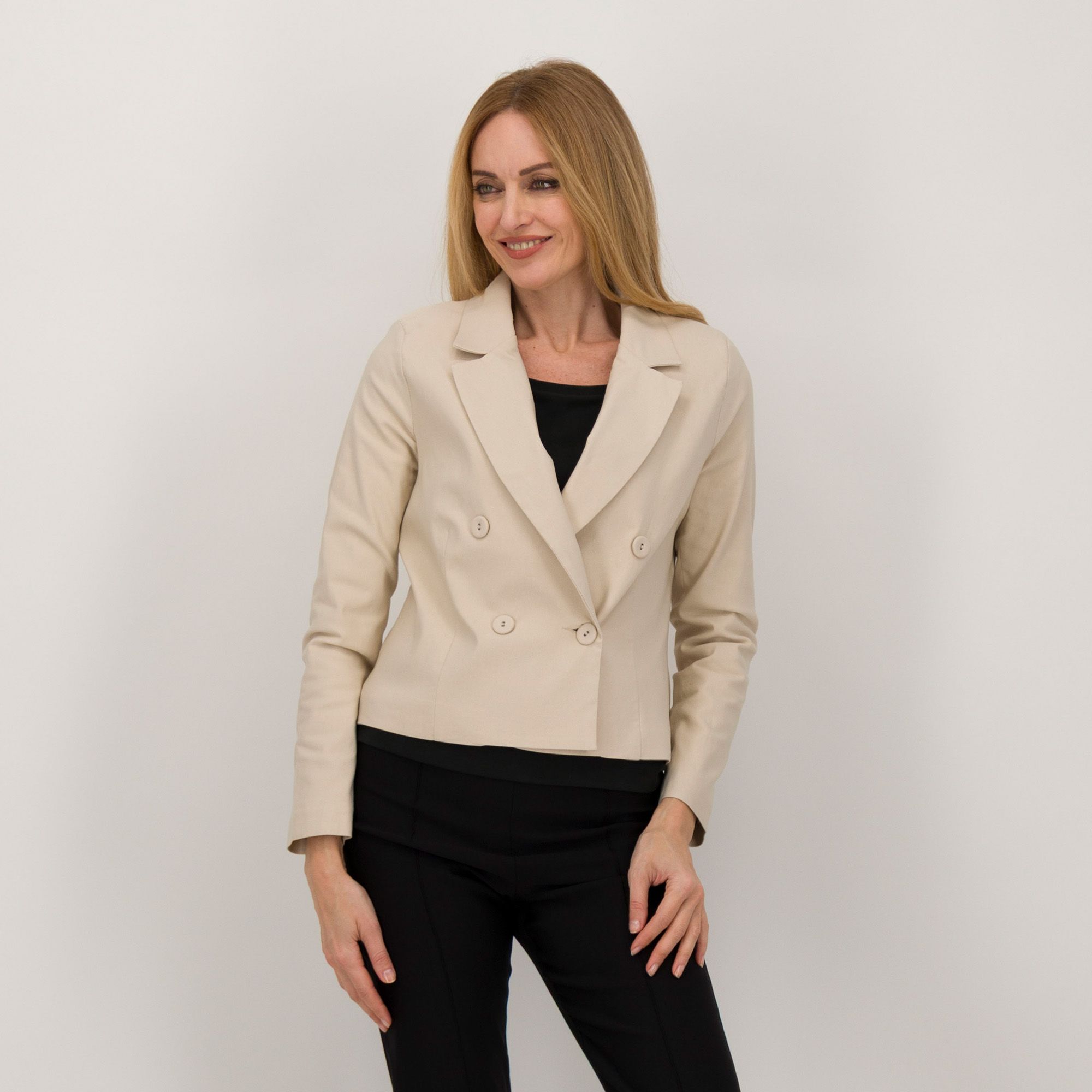 Officina della Moda
Giacca blazer
doppiopetto
super-stretch