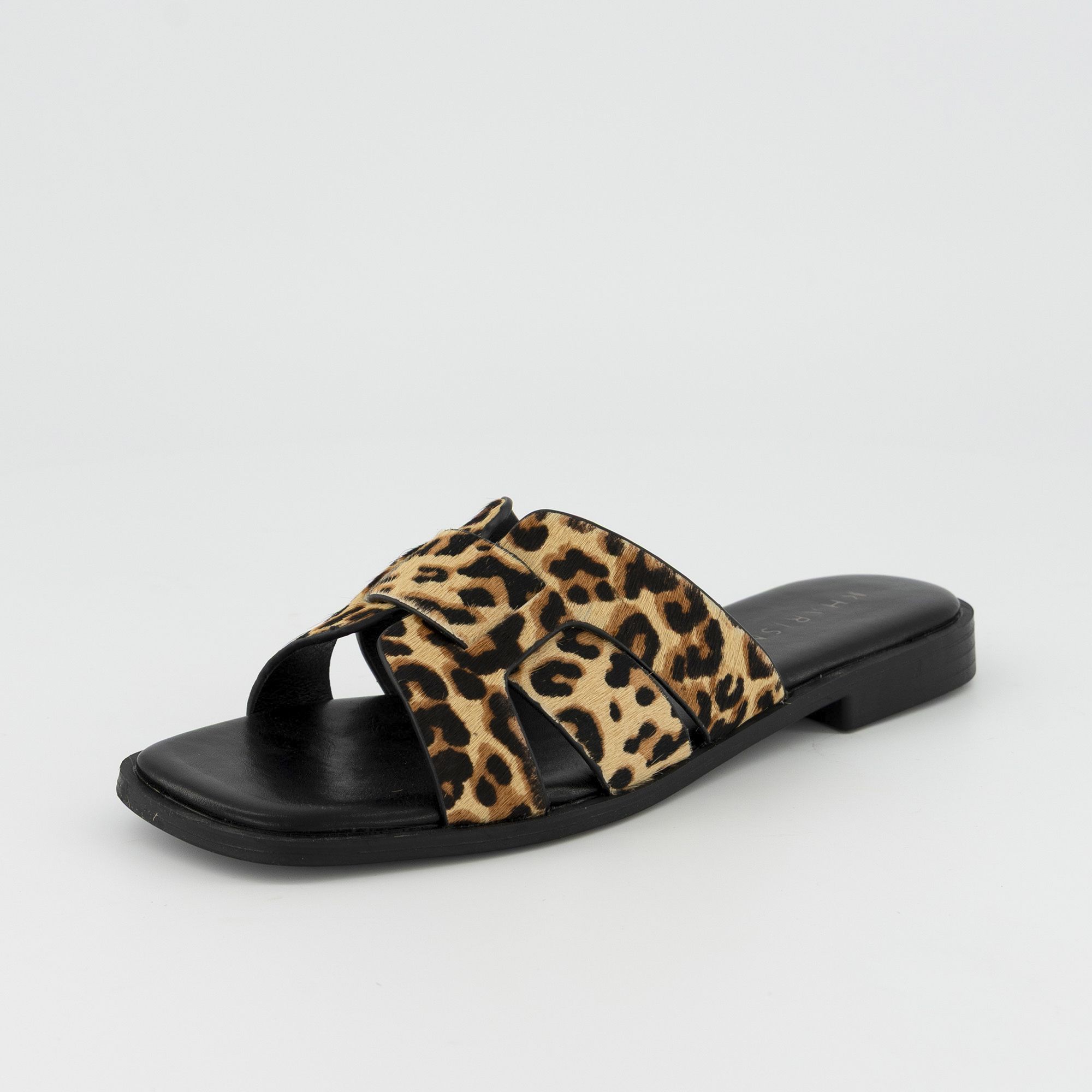 Kharisma Ciabatte in pelle cavallino con tacco 2 cm
