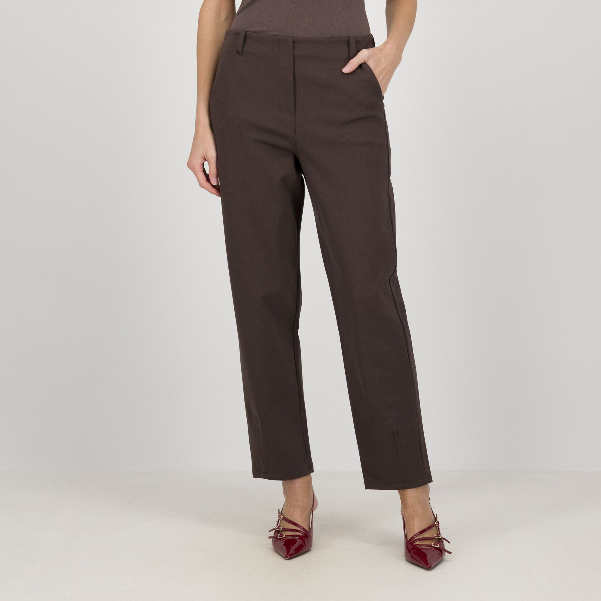 Enjoy Tricot
Pantaloni a carota
in punto Milano
con pence
