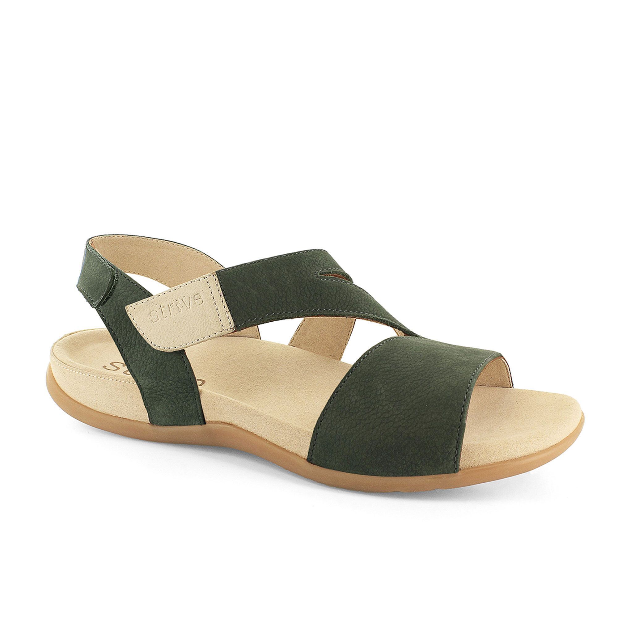 Image of Strive Footwear Sandali in pelle, fascia regolabile con velcro,soletta Memory061