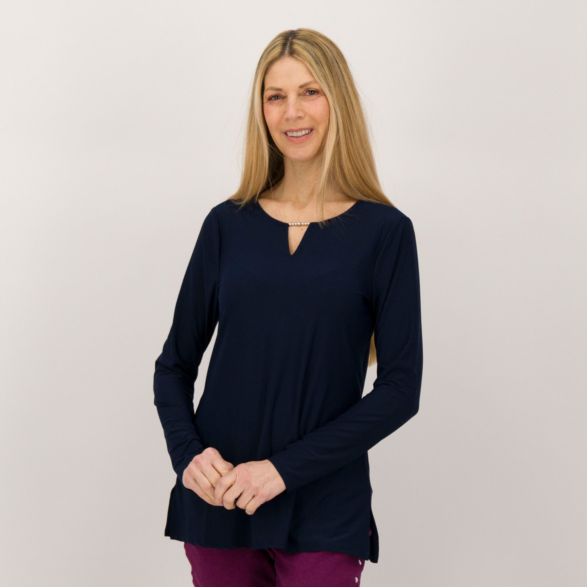 Nina Leonard
Maglietta a maniche
lunghe in jersey
stretch