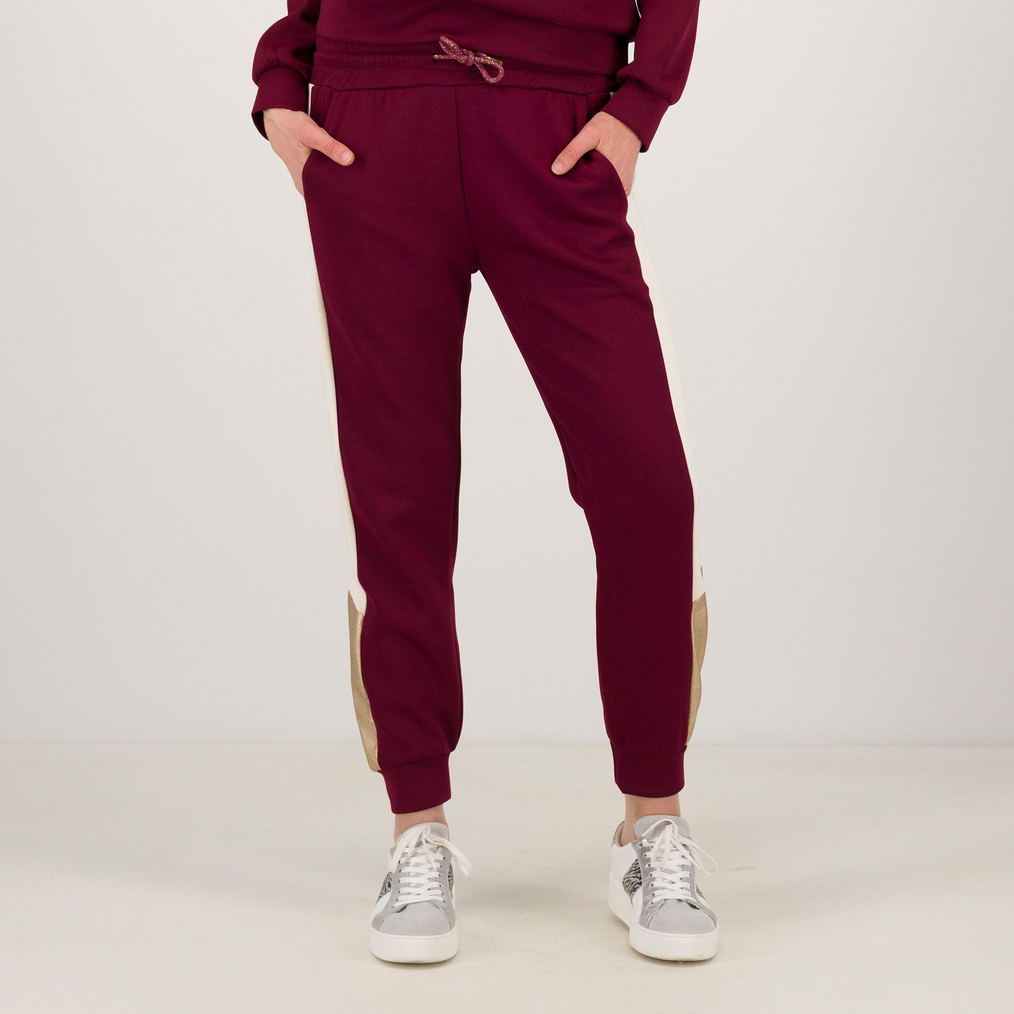 L'Una
Pantalon color block
con elastico