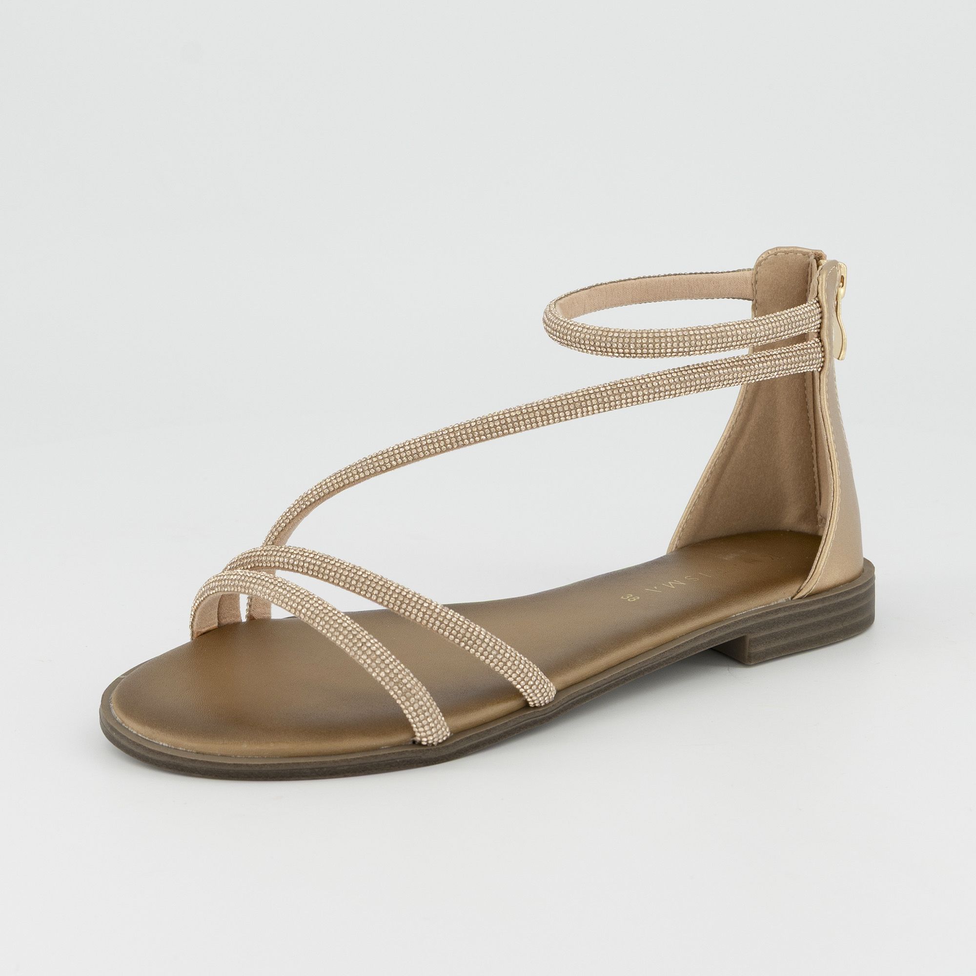Kharisma Sandali con due fascette frontali e tacco 2 cm