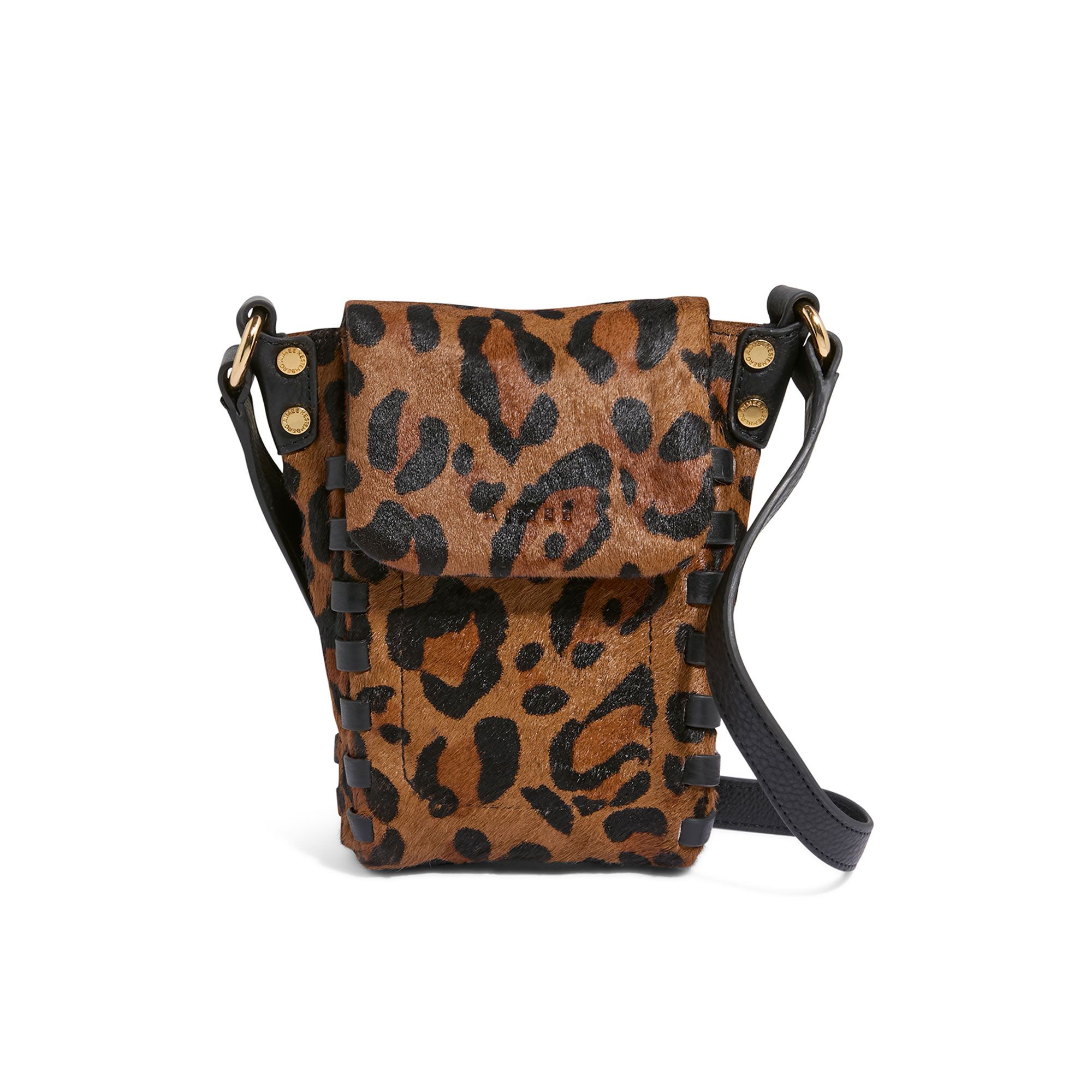 Aimee Kestenberg Borsa a tracolla in pelle con cuciture in rilievo