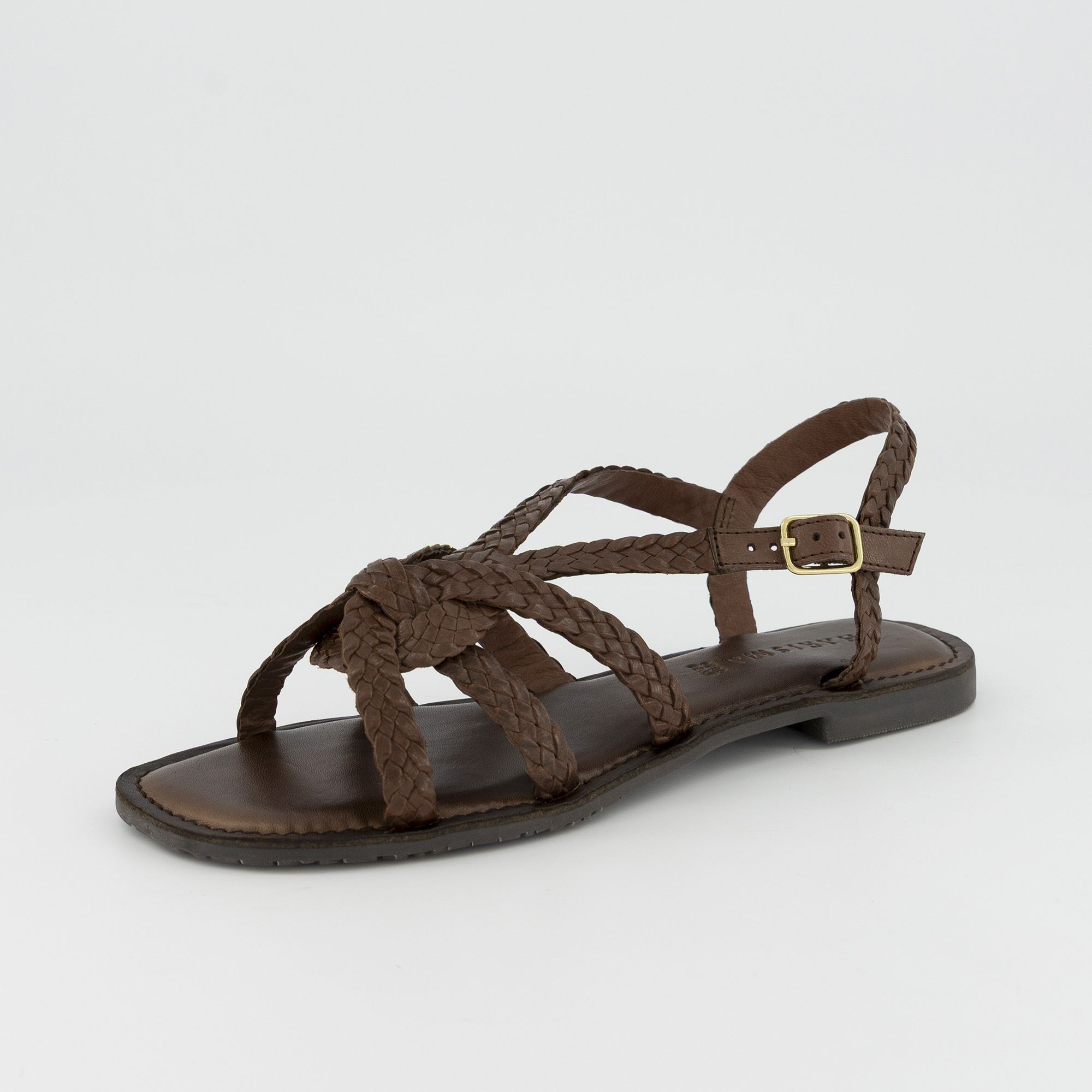 Kharisma
Sandali in pelle
con fascette e
tacco 2 cm