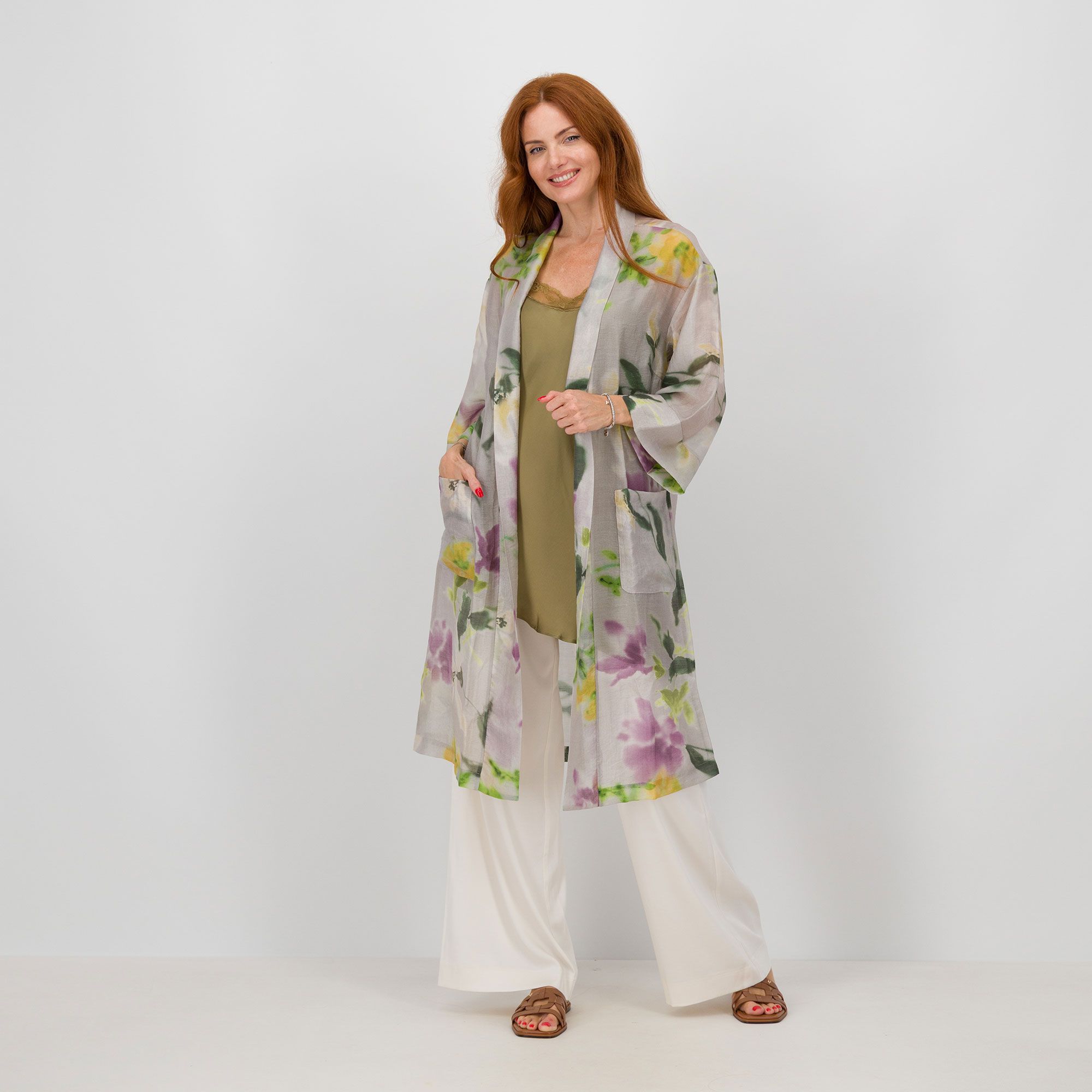 Caterina Lancini
Kimono lungo
fantasia in misto
lyocell
