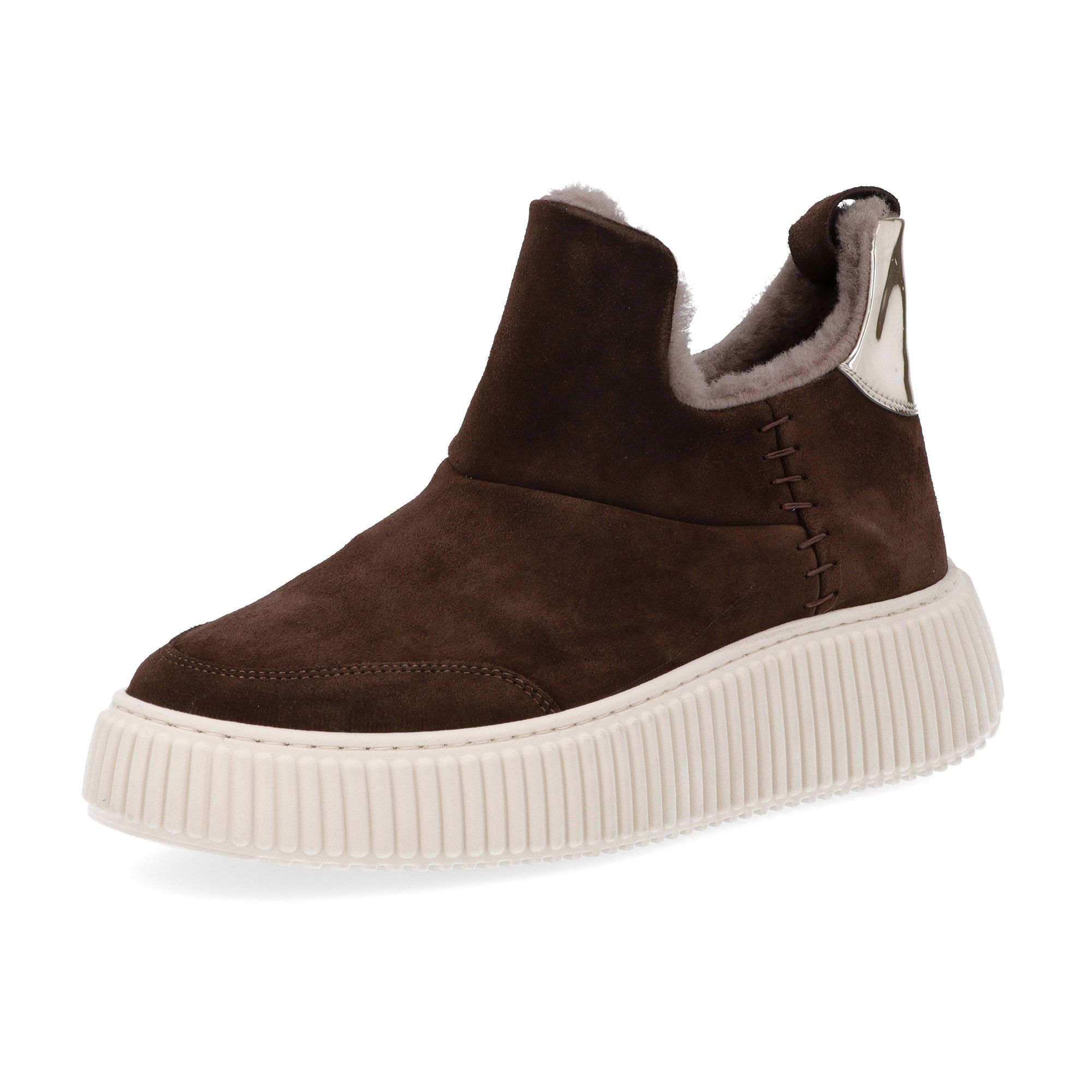 Galieti
Sneaker alta in
pelle scamosciata
con interno imbottito