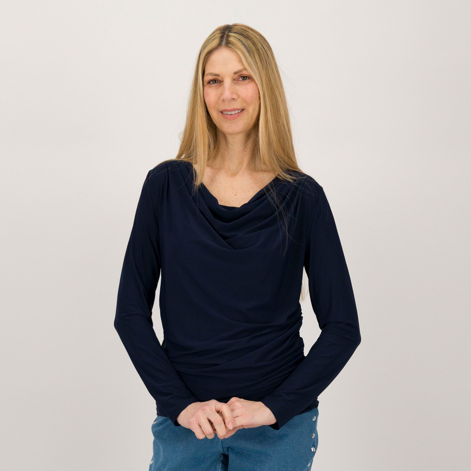 Nina Leonard
Maglietta in jersey
stretch a maniche
lunghe