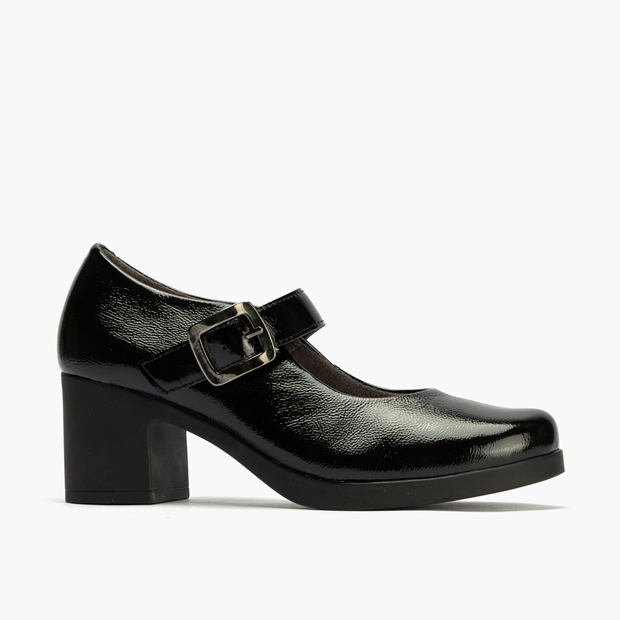 Pitillos Décolleté Mary Jane in pelle verniciata con tacco 6cm