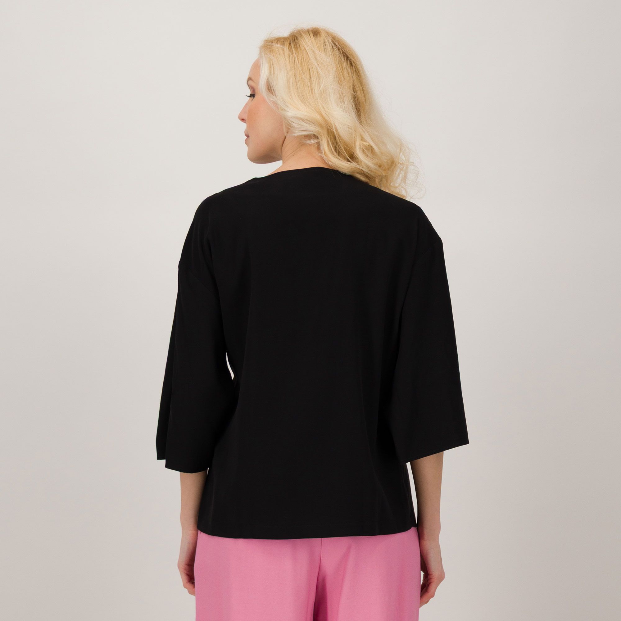 Olly Doo Blusa linea over con allacciatura laterale