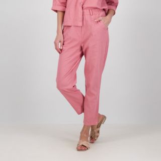 EVA Franco Ciambella
Pantaloni in misto
lino e cotone
con elastico