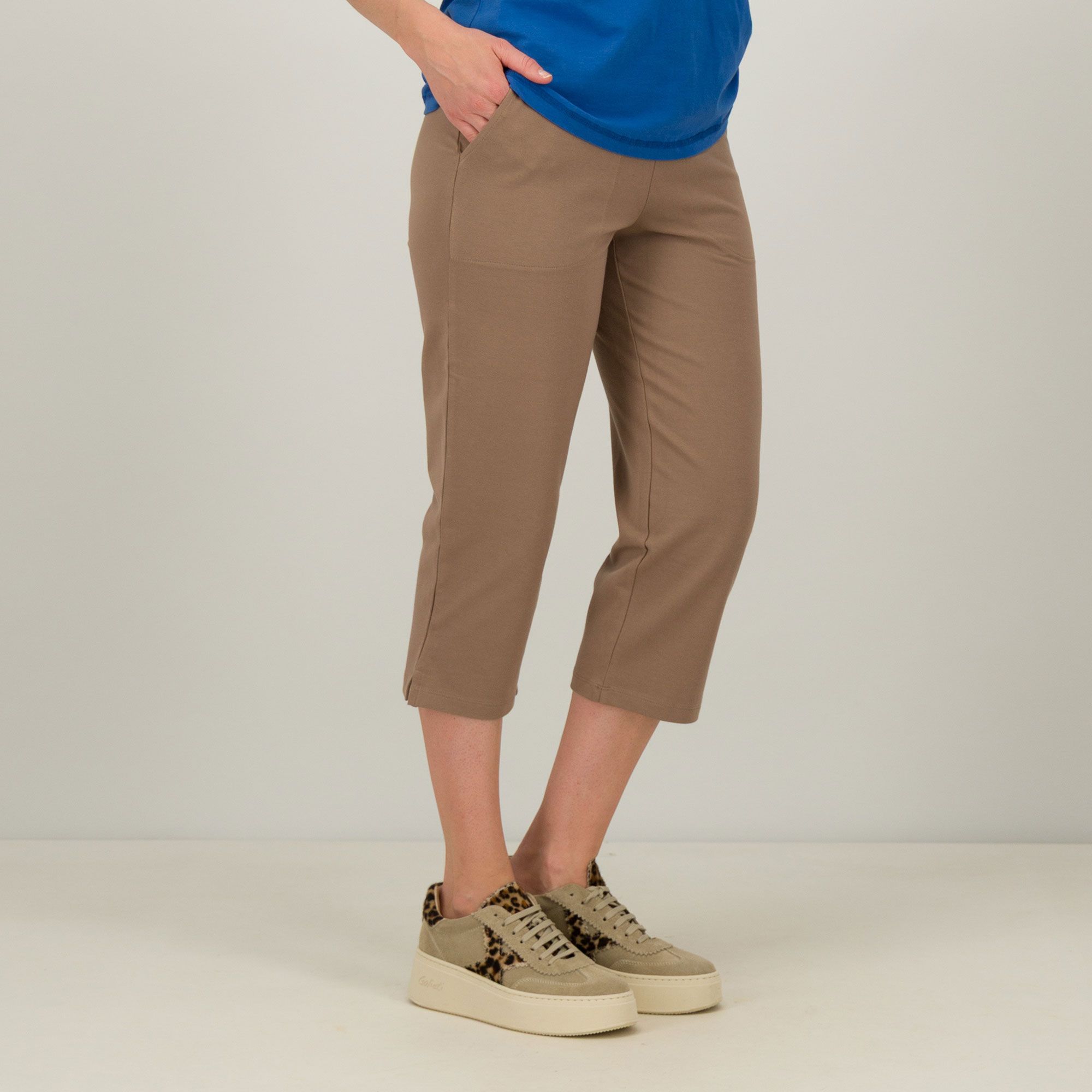 Denim & Co
Pantaloni cropped
in cotone con
elastico
