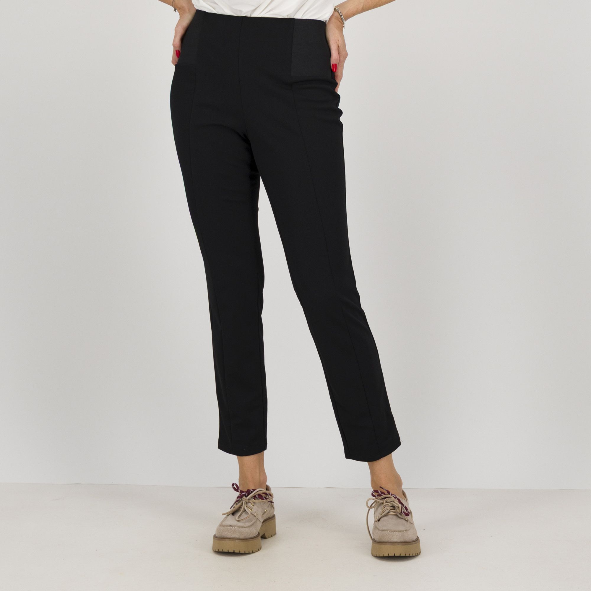 Nina Leonard Pantaloni pulloon con elastico