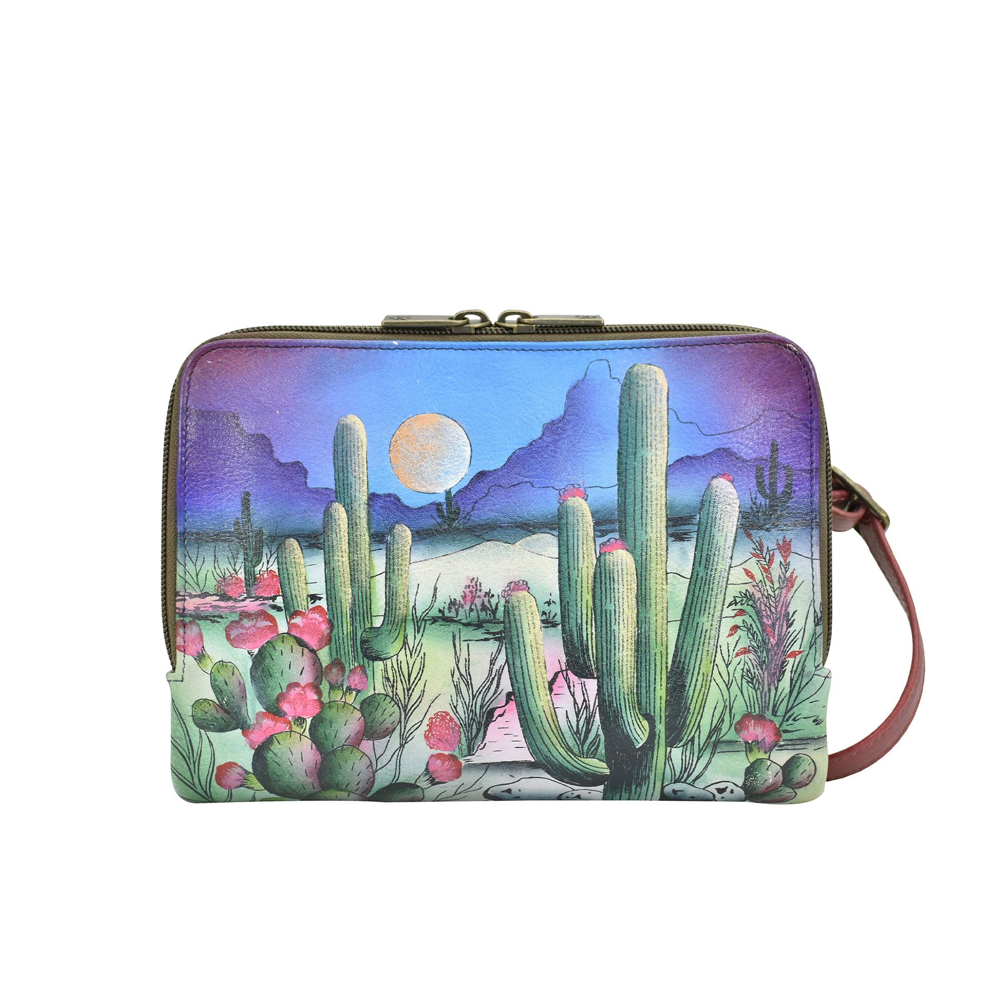 Anuschka
Borsa a tracolla
in pelle
dipinta a mano