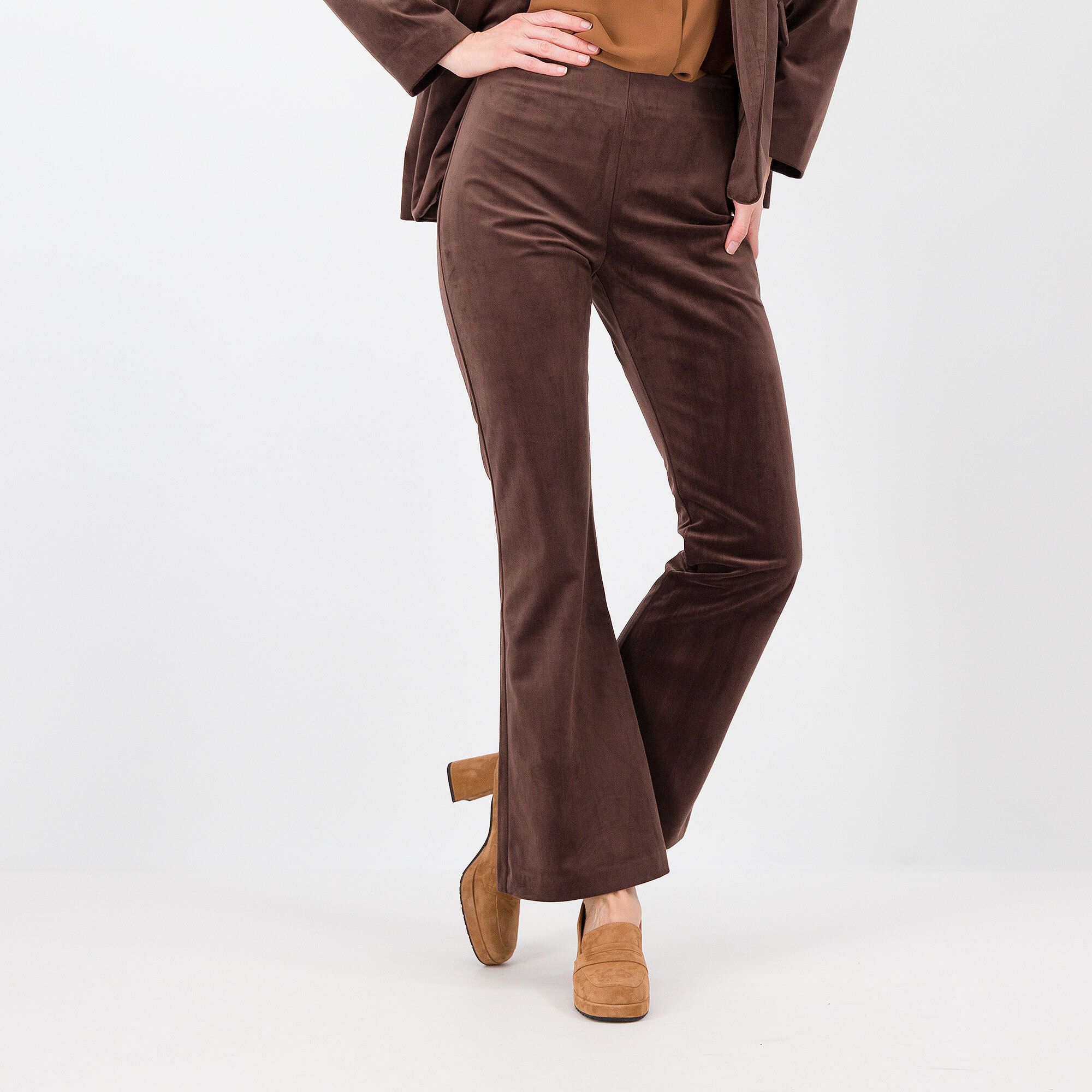 Qvc Italia Pantaloni Qvc A 12 Euro Velluto Pantaloni Marroni Con