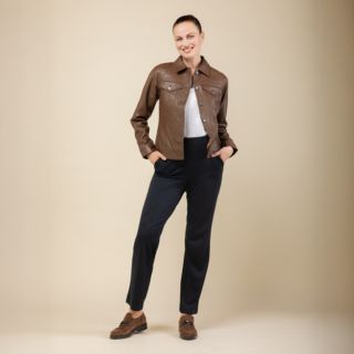 Isaac Mizrahi Live!
Giacca in pelle
foderata
con bottoni