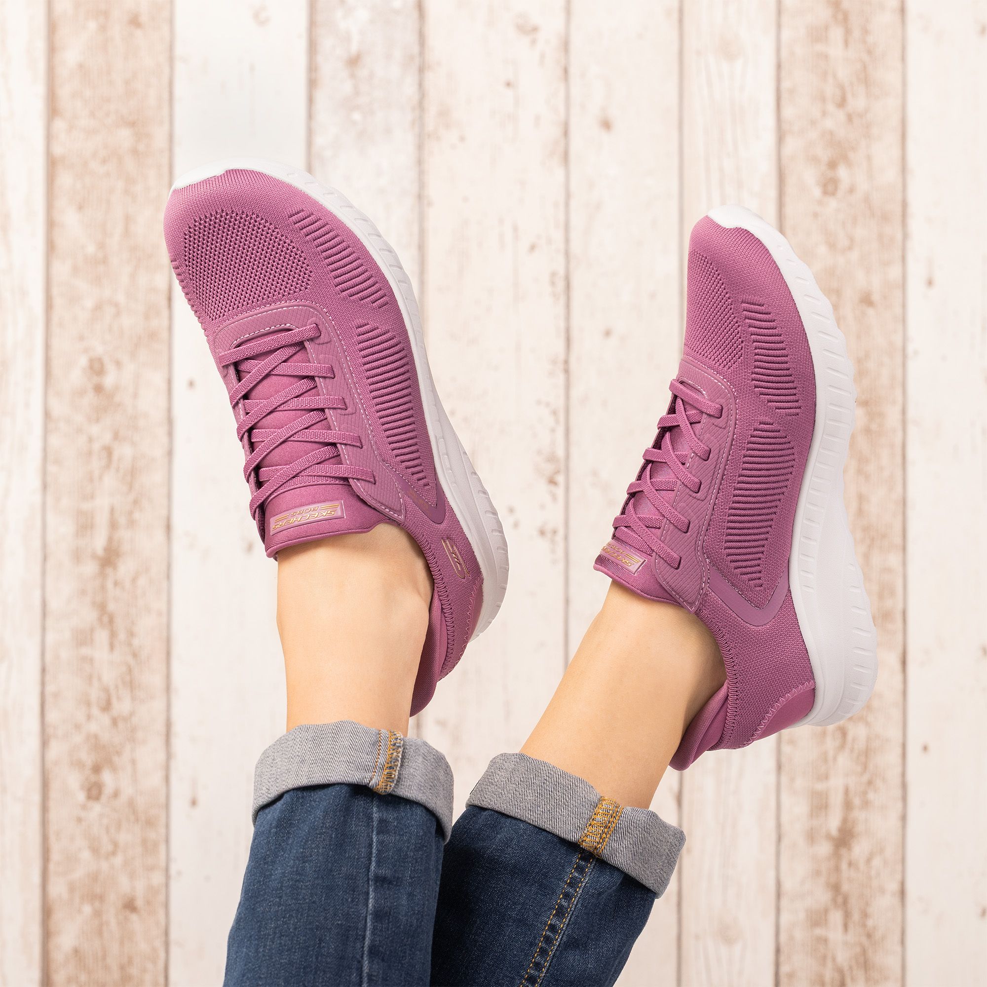 Skechers
Sneaker con
tecnologia Slip-Ins
e suola 4 cm