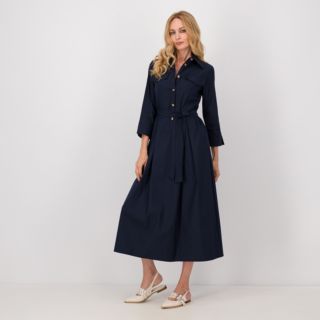 SottoMarino
Abito midi
in misto cotone
con bottoncini