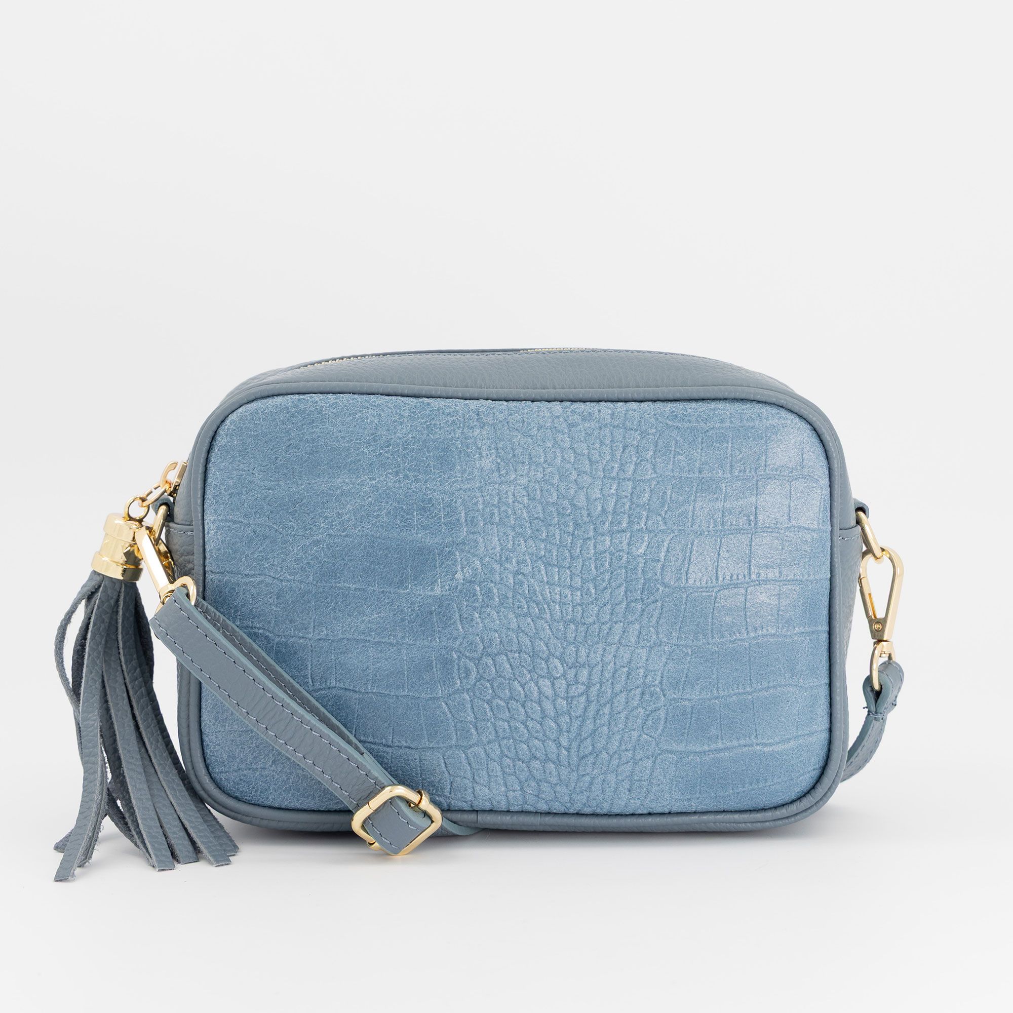 Le Corone Bags Borsa a tracolla Any-Brick in pelle stampa cocco