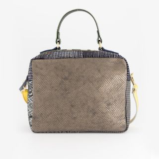 Ebarrito
Borsa bauletto
in pelle patchwork