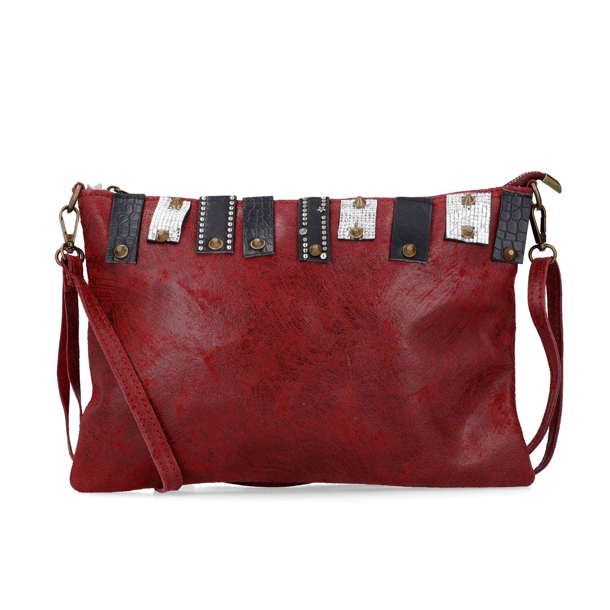 Stefano Ghilardi
Pochette in pelle
effetto vintage
con laccio da polso