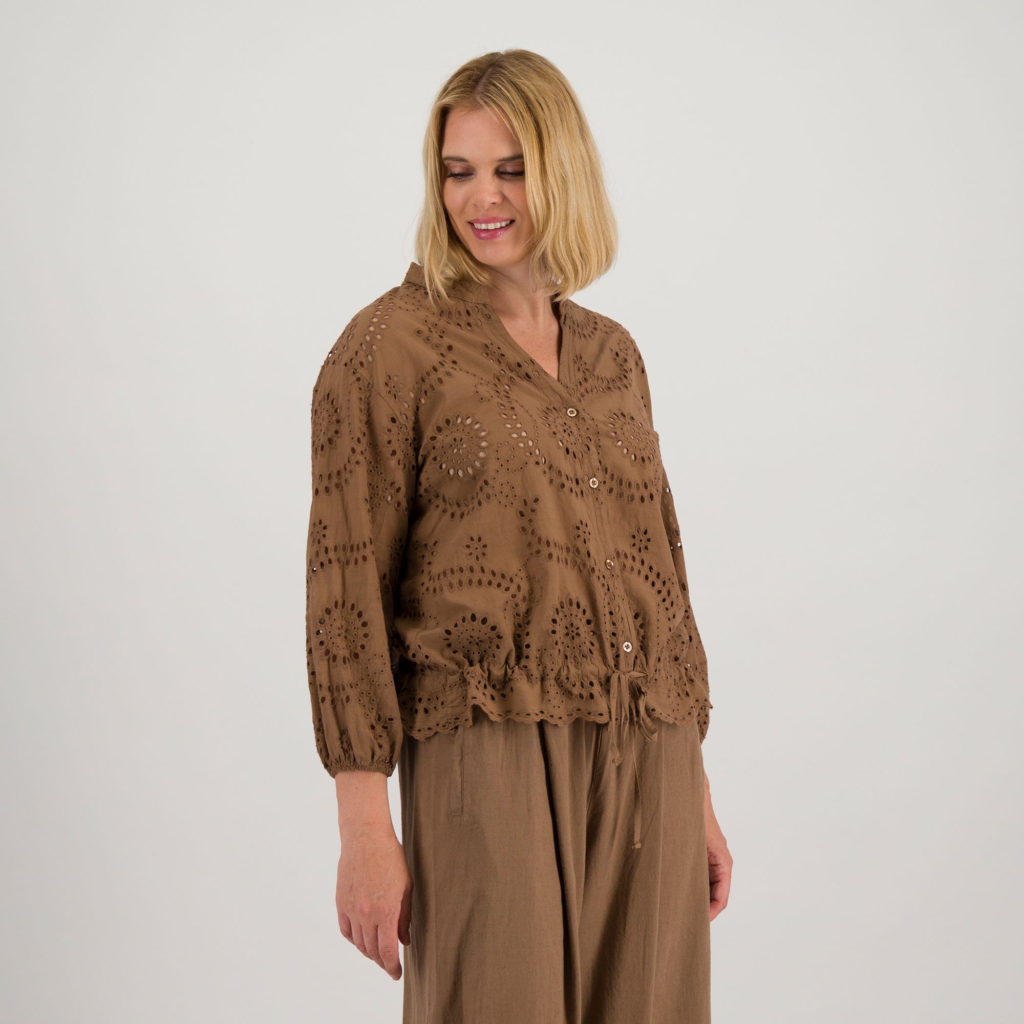 Palazzo Moda
Camicia coreana
in pizzo
Sangallo