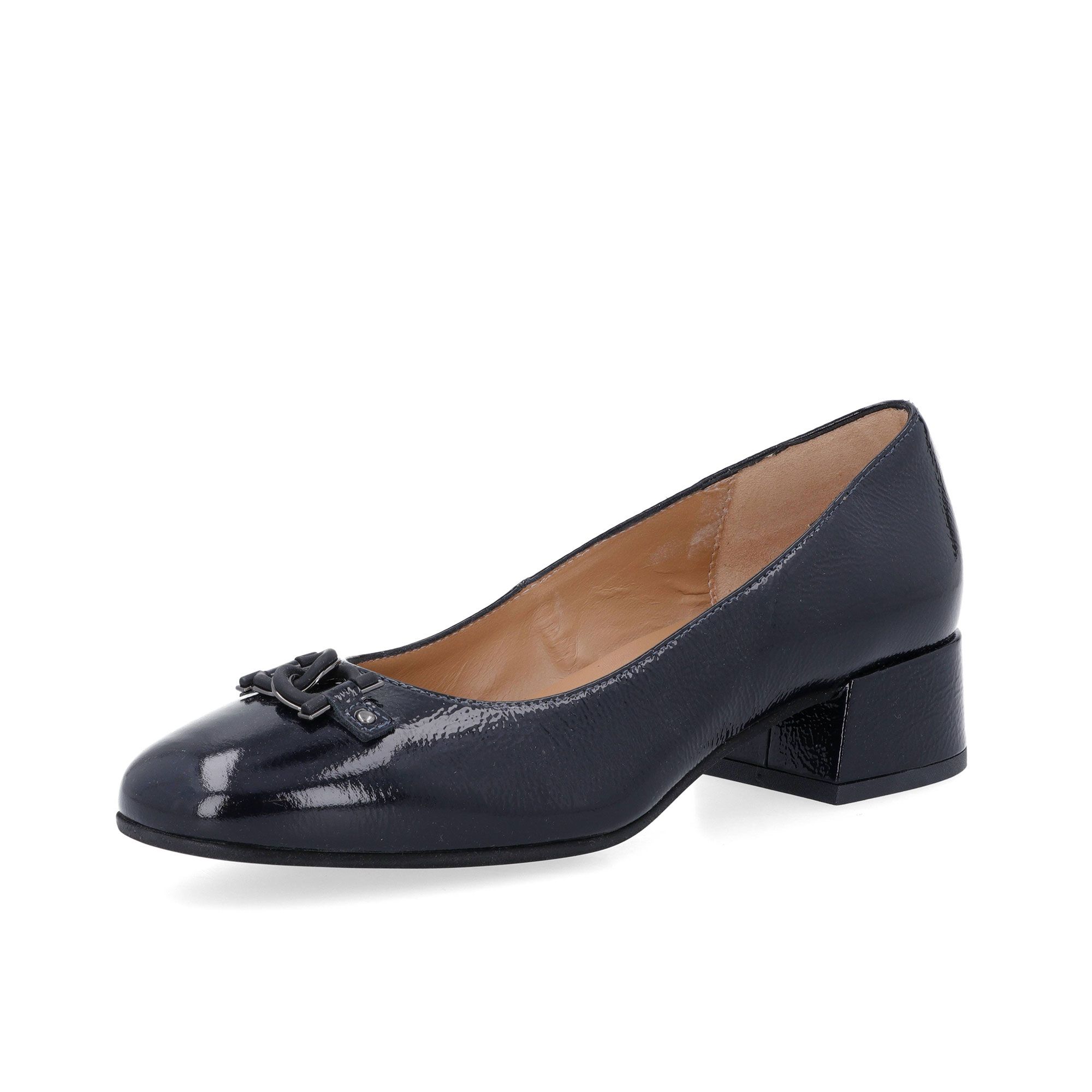Soffice Sogno
Décolleté in pelle
effetto vernice
con tacco 4cm