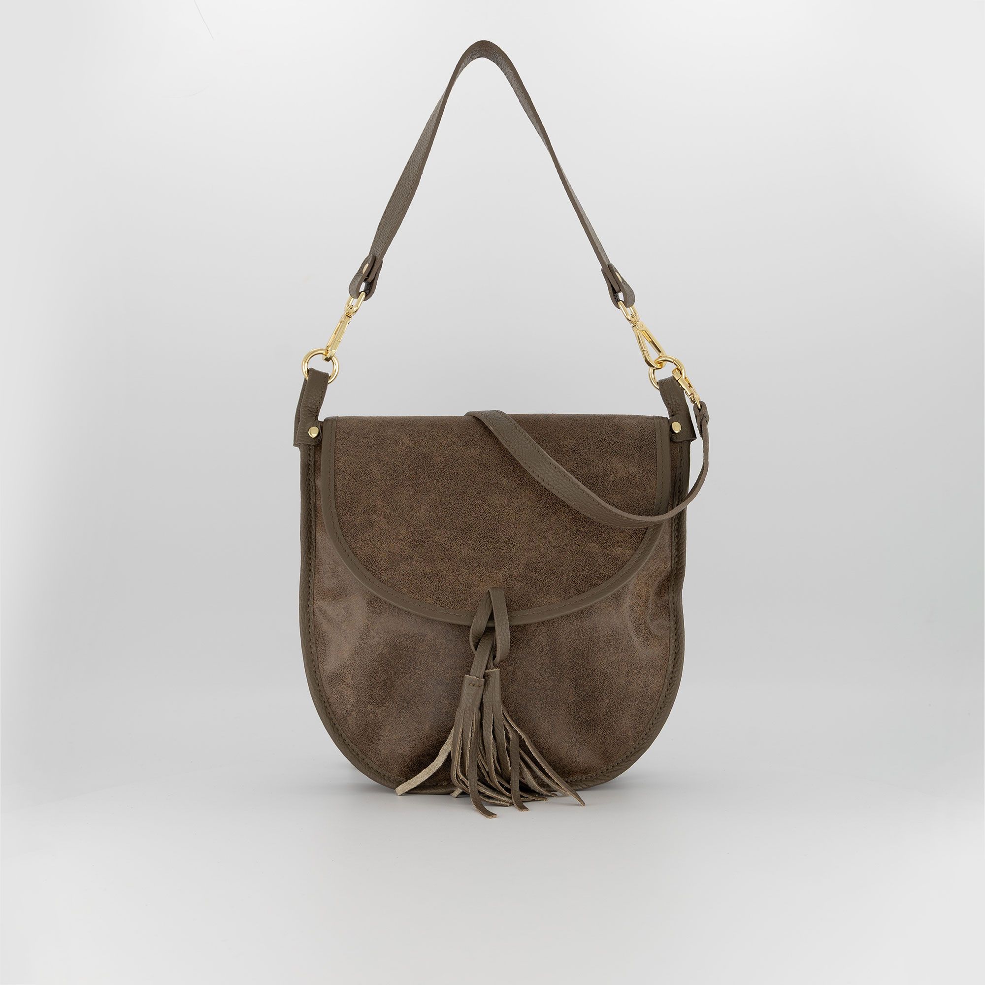 Le Corone Bags Borsa Evy 26 a spalla in pelle con tracolla regolabile