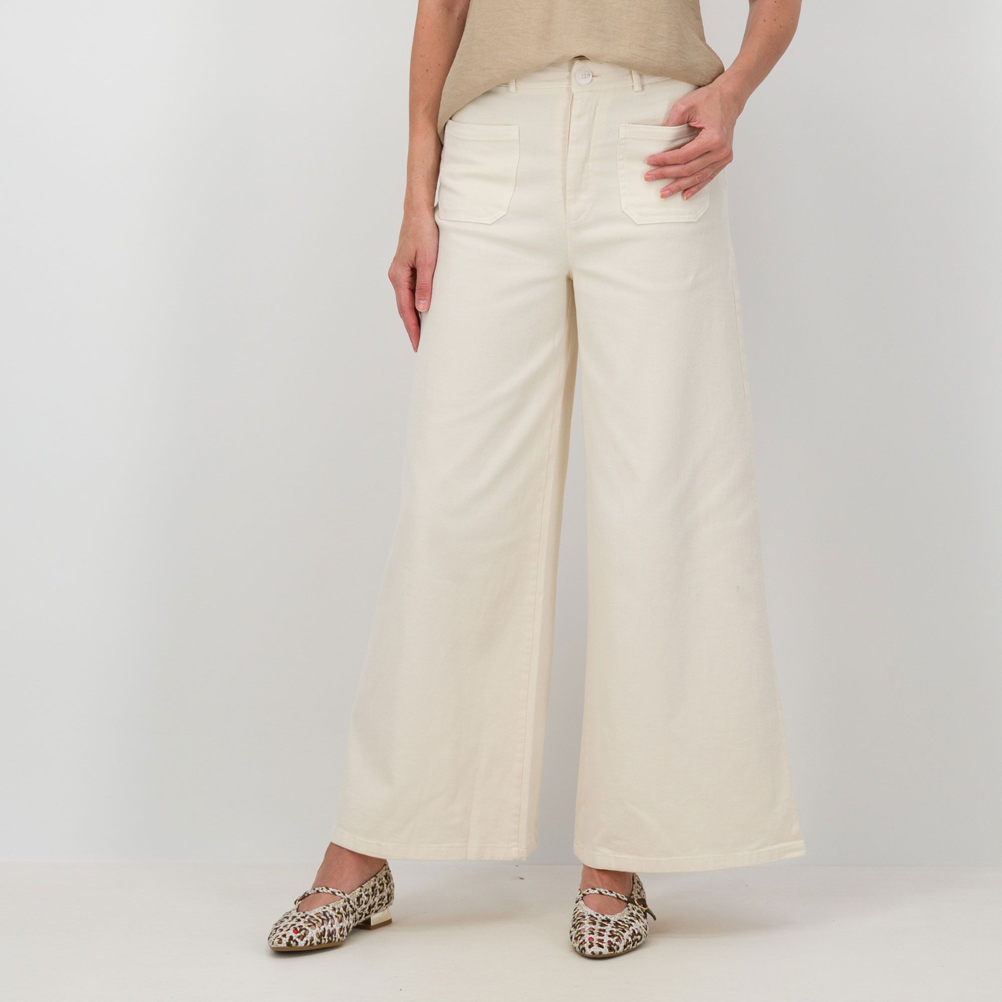 Palazzo Moda
Pantaloni lunghi
in cotone con
tasche