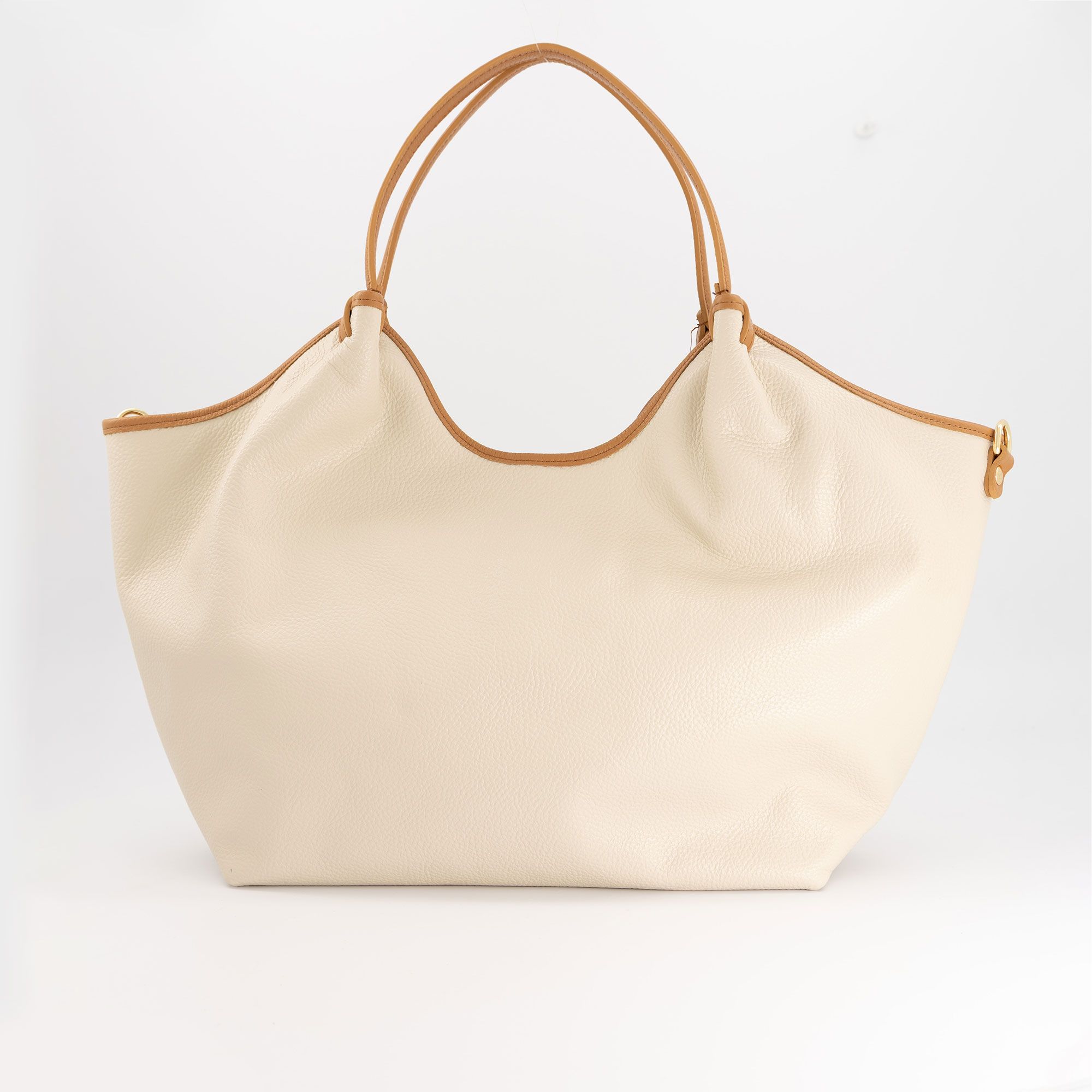 Le Corone Bags
Borsa a spalla 
in pelle Chiaretta
con tracolla