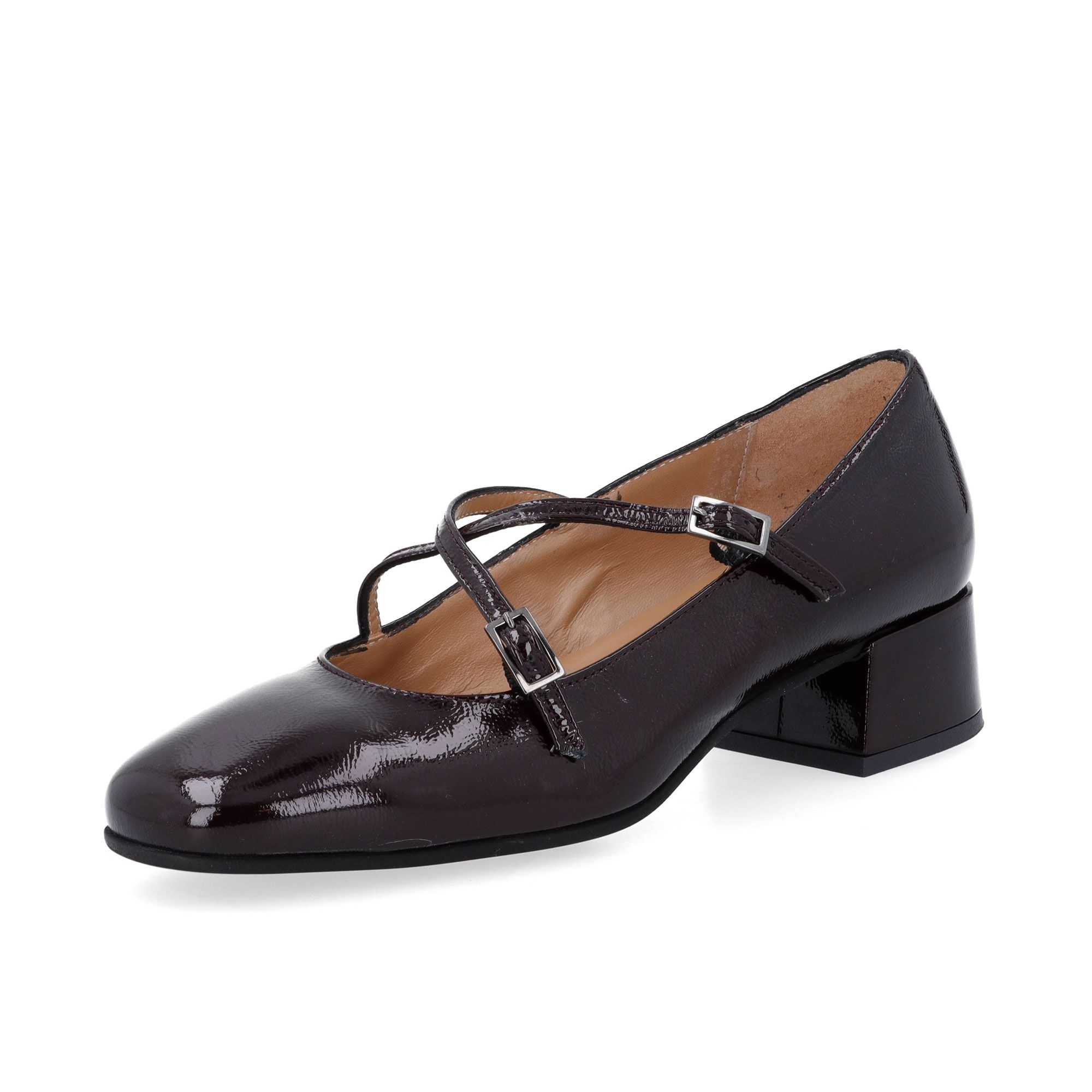 Soffice Sogno
Décolleté in pelle
effetto vernice
con tacco 4cm
